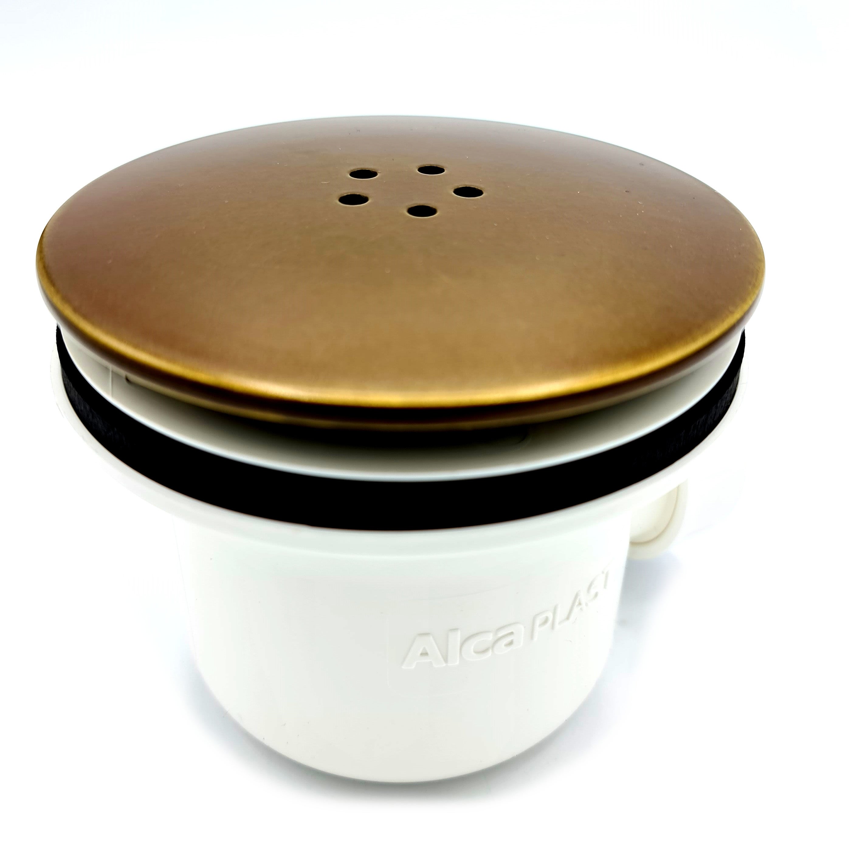 Alca Bonde + Siphon de receveur de douche, Bronze antique (A49ANTIC) - 2