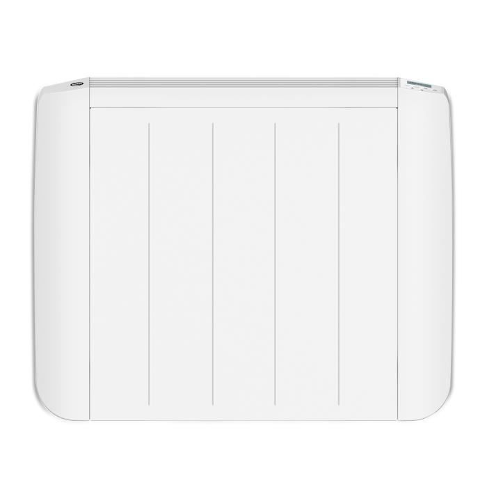 Radiateur Céramique Inertie Sèche Thomson THECO2000N - 2000W - Écran LCD - Détection Fenêtre Ouverte - Blanc