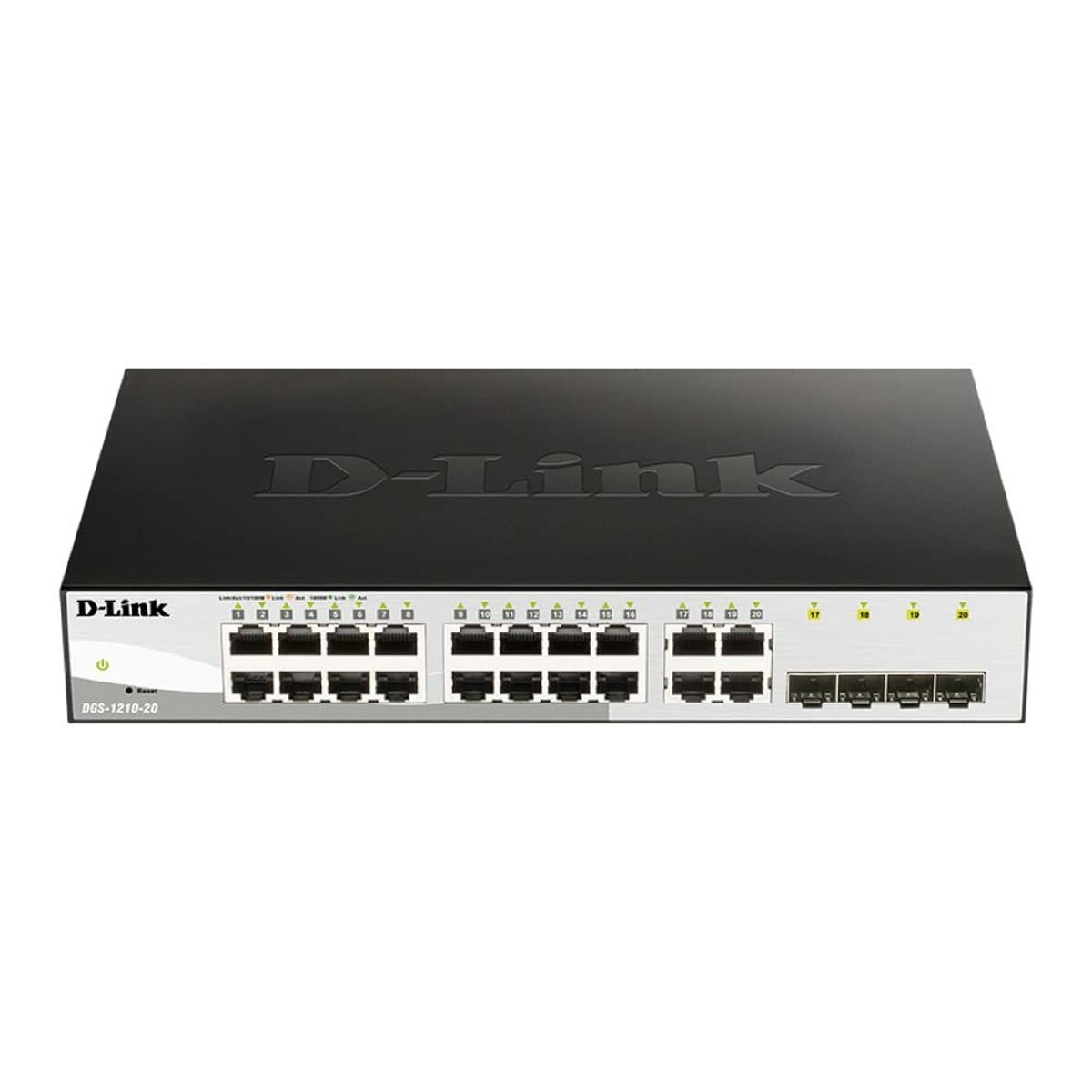 D-Link DGS-1210-20/E Smart+ Switch Gestionado 16 Puertos Ethernet Gigabit + 4 Puertos 100/1000Mbps Combo - Imagen 3