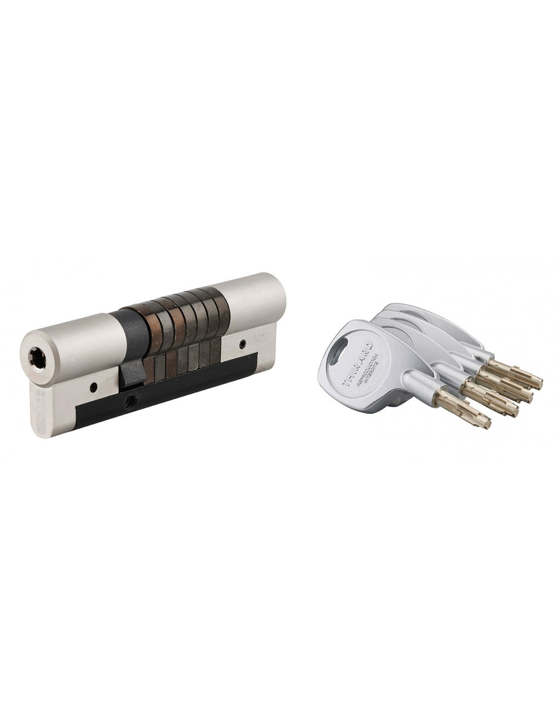Cylindre Thirard Cobra 2 A Bouton – 33x33mm – 5 Clés – Super Sécurité – Neuf