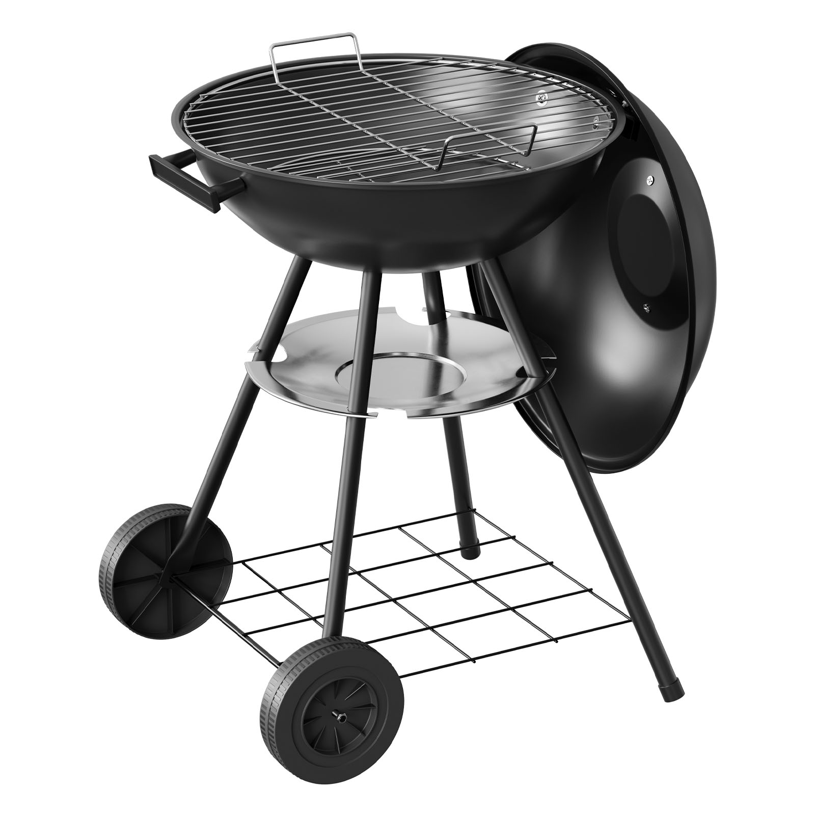 Barbecue Camping Portable Gaz Butane/propane - Avec Sac Transport, Grille, Pince (noir) - 6