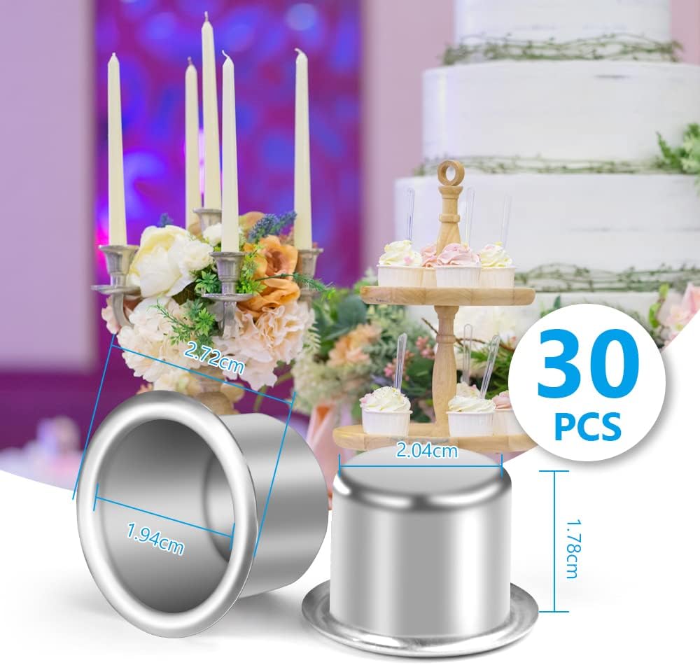 20 Portacandele Per Albero Di Natale Con Clip, Colore Argento: Sicuri E Facili Da Usare Per Candele Coniche, Candele Di Compleanno E Lumini. Decorazioni Eleganti Per Le Tue Feste!