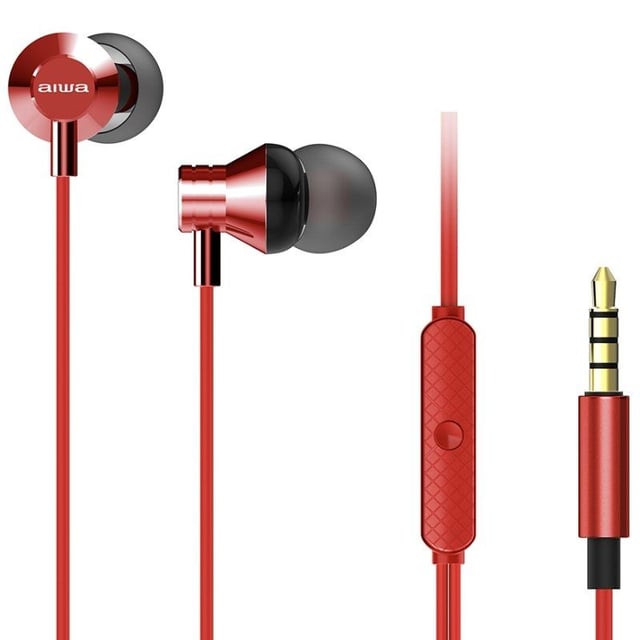 Cuffie AIWA ESTM - 50 Rosse