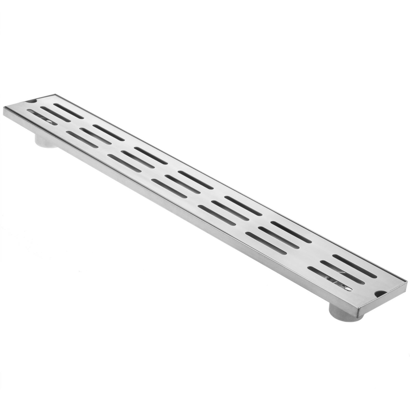 Canaleta de desagüe con rejilla para suelo 70x10 cm con 2 drenajes