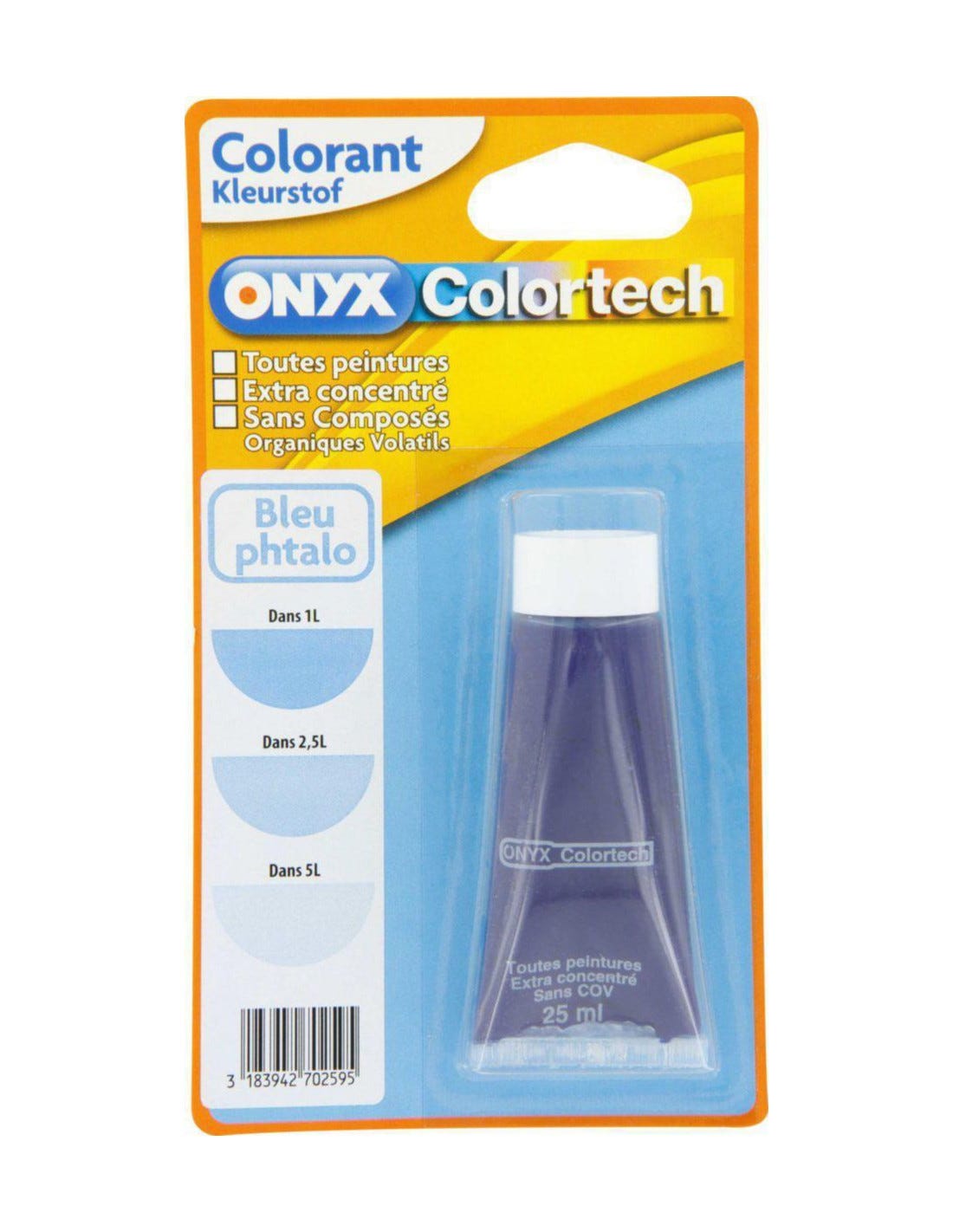 COLORANT SANS ODEUR BLEU PHTALO 25 ML | Bricoman