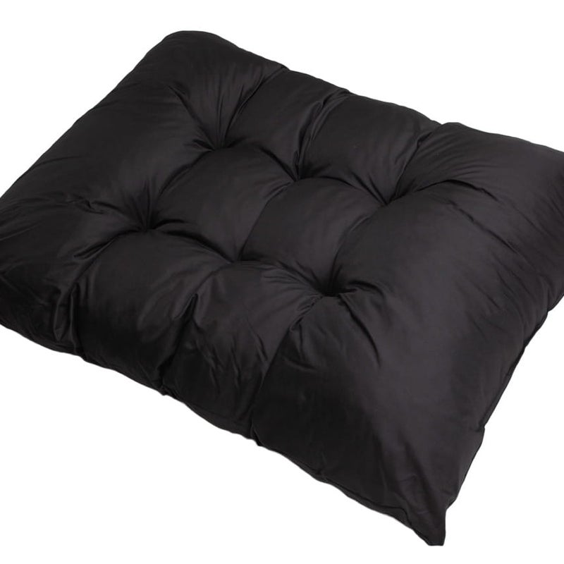 Poduszka ogrodowa na paletę 120x80cm poduszka na meble ogrodowe czarna, poduszka na balkon taras, poducha ogrodowa na meble z palet