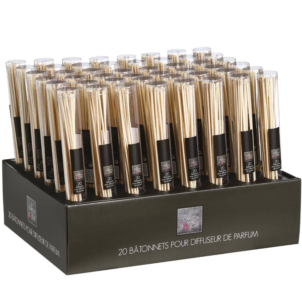 Lot de 20 bâtons diffuseurs blanc ivoire H24,5cm - Atmosphera Créateur d'intérieur - 2