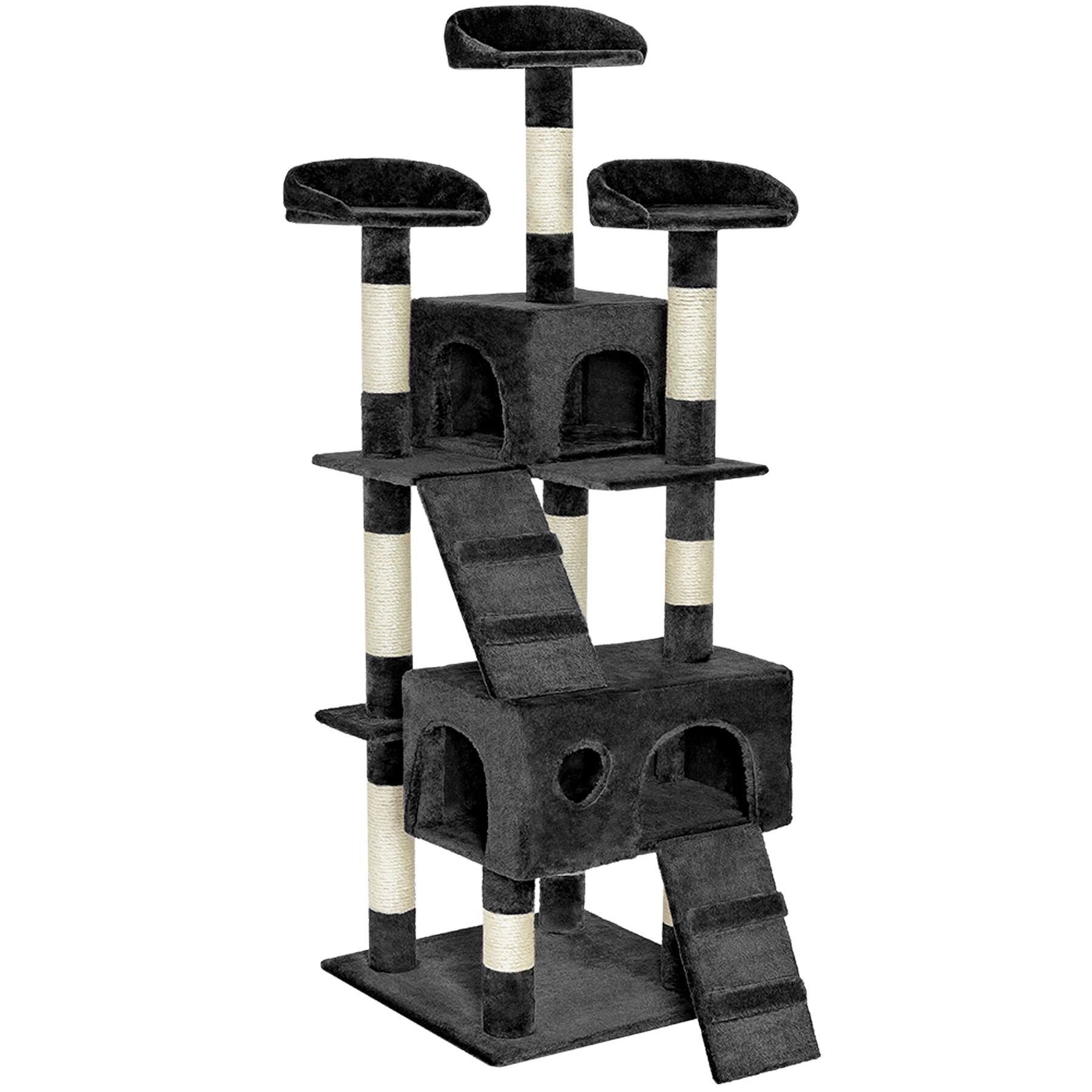 Arbre à Chat En Sisal Avec Jouet – Griffoir Compact 20x20x18 Cm – Base Stable, Protection Meubles – Pour Chatons Et Chats - 6