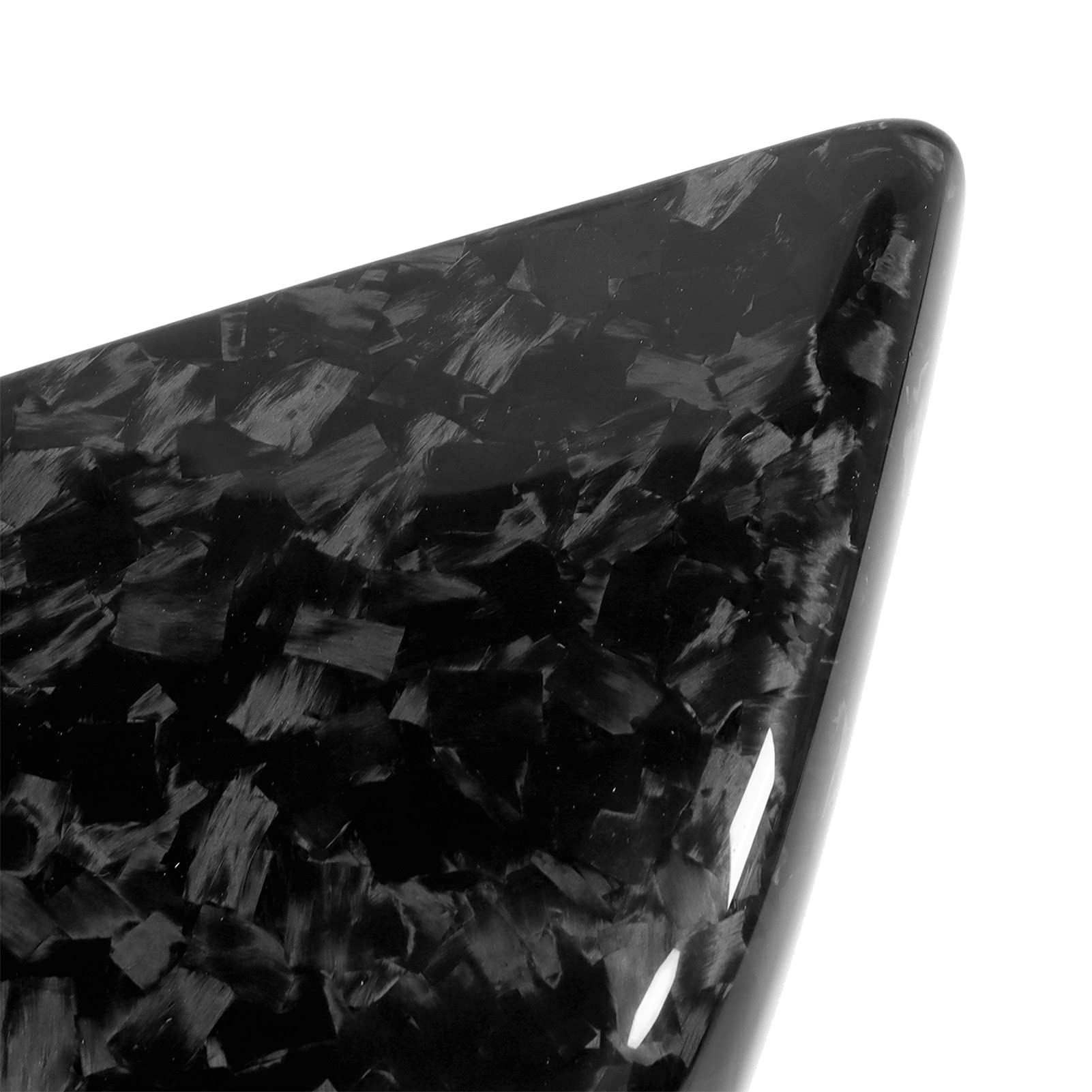 Coppia di copri specchietti retrovisori laterali StickOn Cap in fibra di carbonio adatti per Tesla 2018-2021 - 9