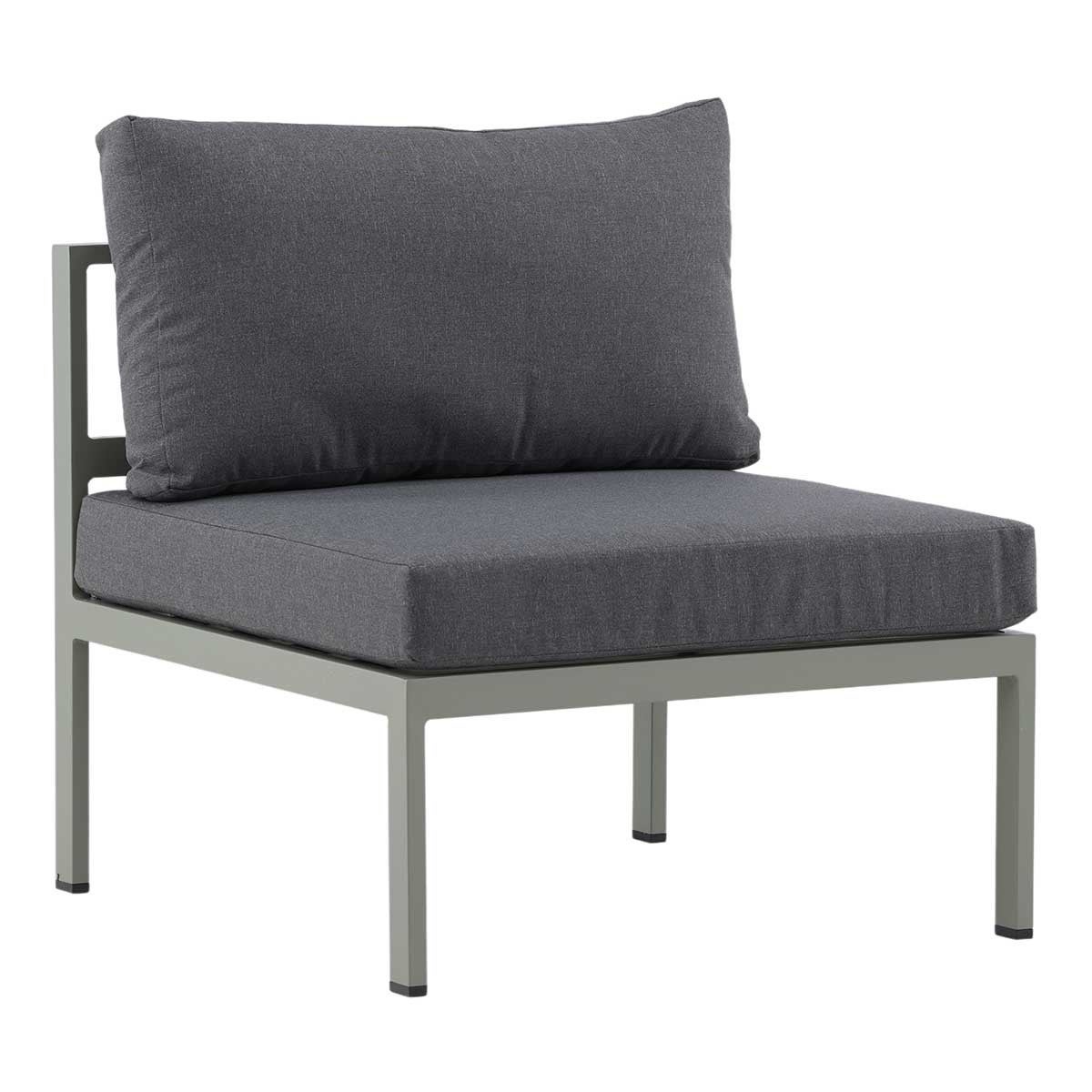 Copacabana sofa ogrodowa część środkowa khaki.