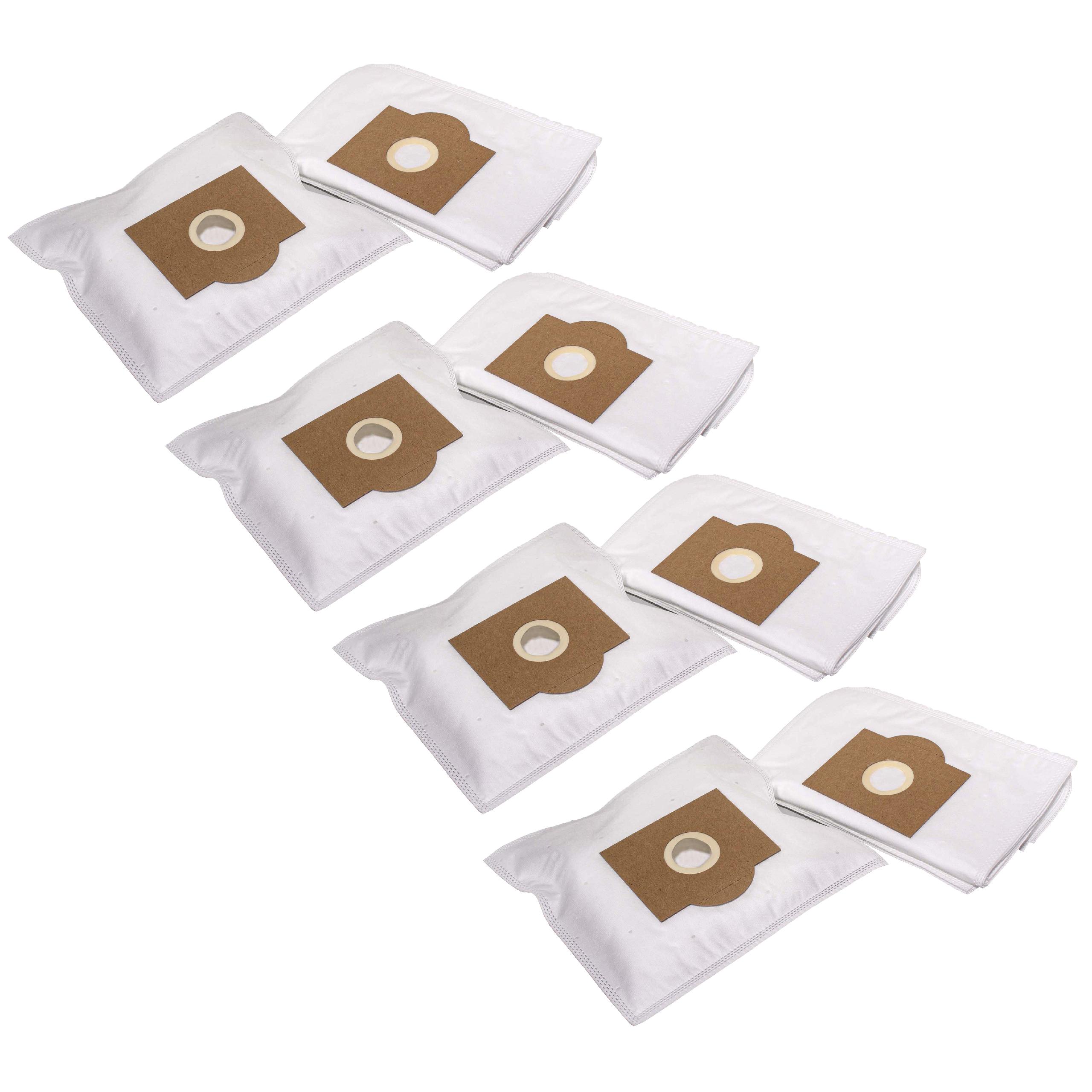 Vhbw 5 Sacchetti Per Aspirapolvere In Microfibra – Compatibili Con Metabo 30 LPC, ASA 25, Inox – Bianco, Sostituiscono 630296000 - 4