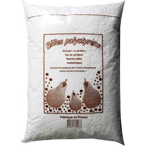 Billes polystyrène de rembourrage Convient pour les poufs, coussins — free download