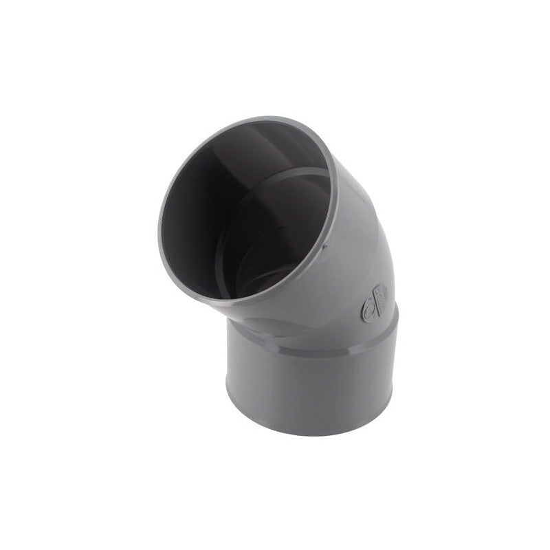 Nicoll - Coude PVC FF 45° diam 100mm à coller - UCT44 - 2