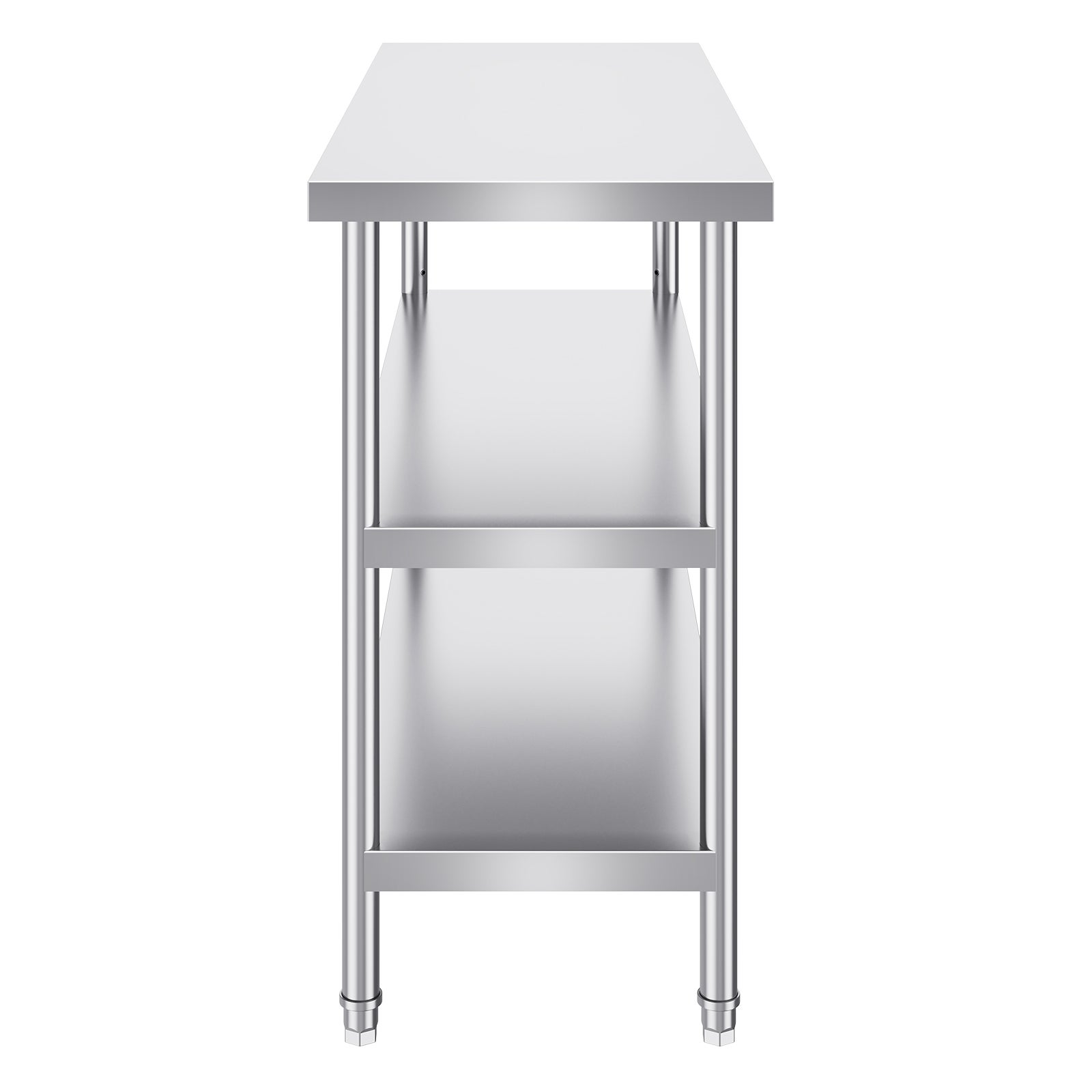 Table de travail en acier inoxydable standard avec dosseret – Sans tablette inférieure, 48 x 30 po H-8439 - ULINE Table de travail en acier inoxydable standard avec dosseret – Sans tablette inférieure, 48 x 30 po H-8439 - ULINE