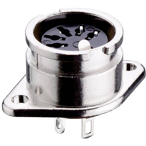 Connecteur rond DIN embase femelle, contacts droits Lumberg 0107 07-1 ...