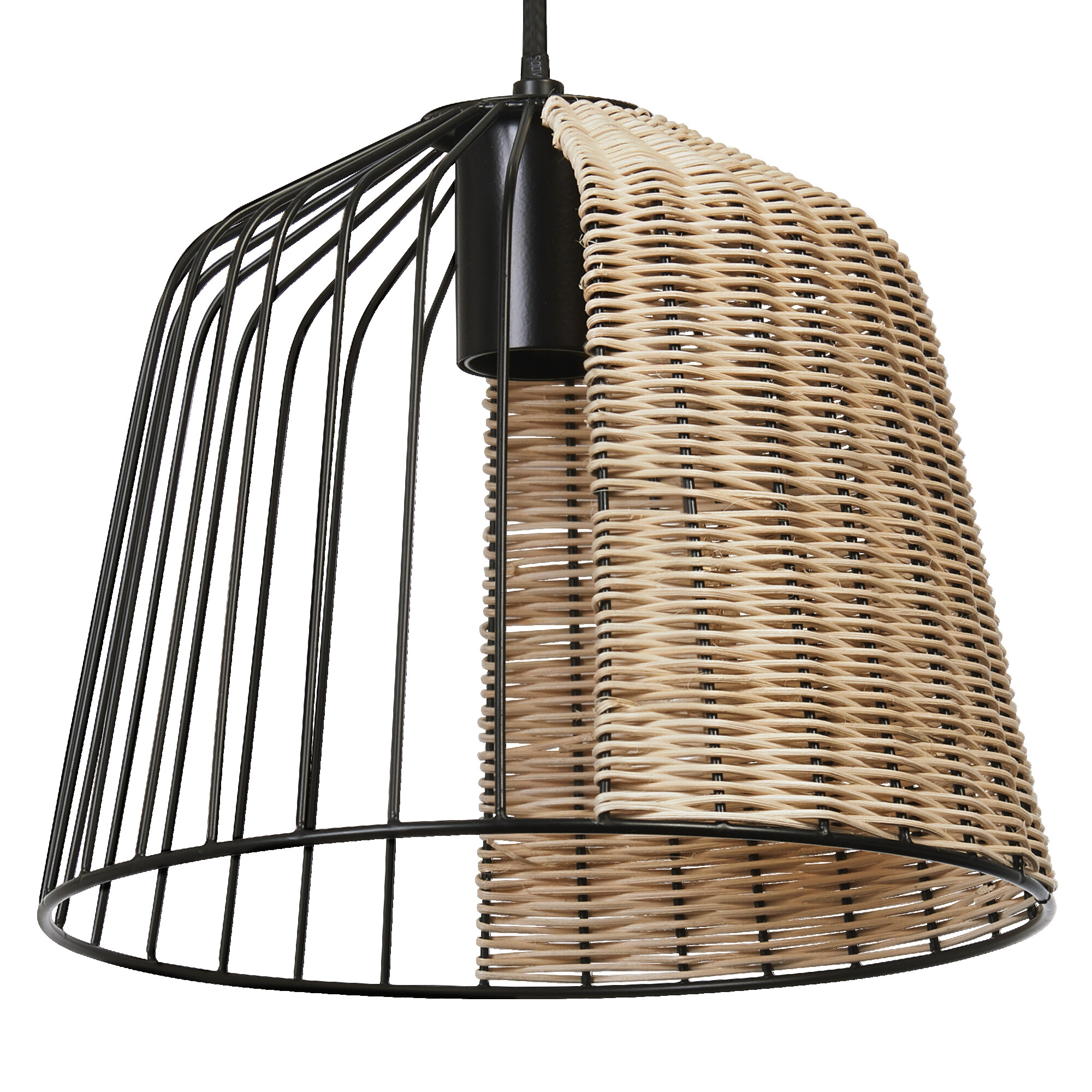Lampa Sufitowa Ledvance Wisząca Dekoracyjna E27 Zwis Czarny Brązowy 1 szt.