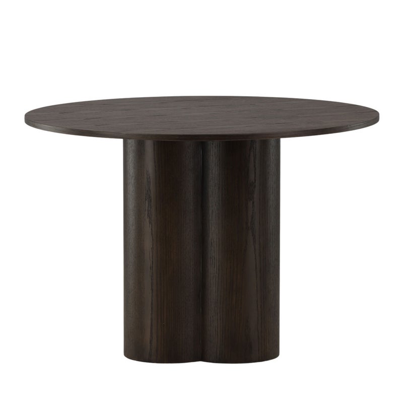 Olivia stół do jadalni Ø110cm brązowy.