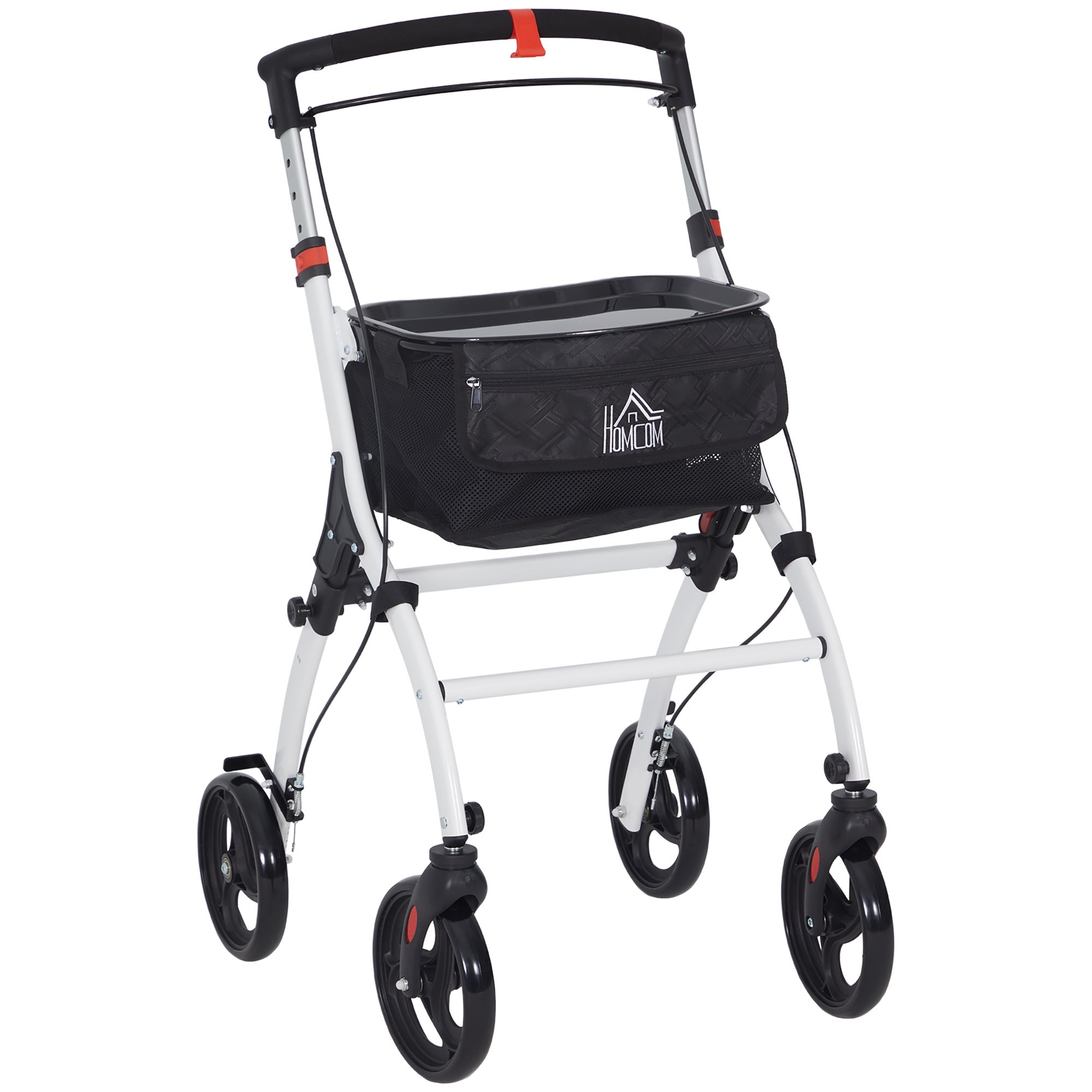 Déambulateur VEVOR Pliable En Aluminium – Hauteur Réglable – Capacité 158kg