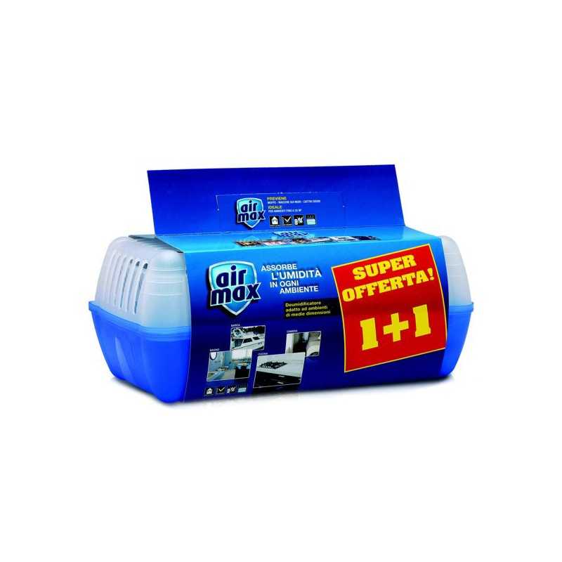 Air Max Kit Tab Mangiaumidita' 450g 1+1 Kit Combatte Umidità, Condensa e Cattivi Odori