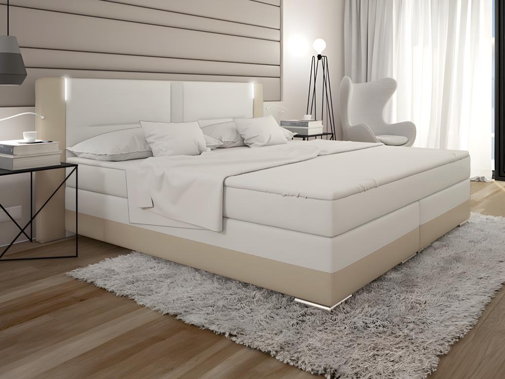 Duérmete Online - Set letto completo con materasso Sanex + rete