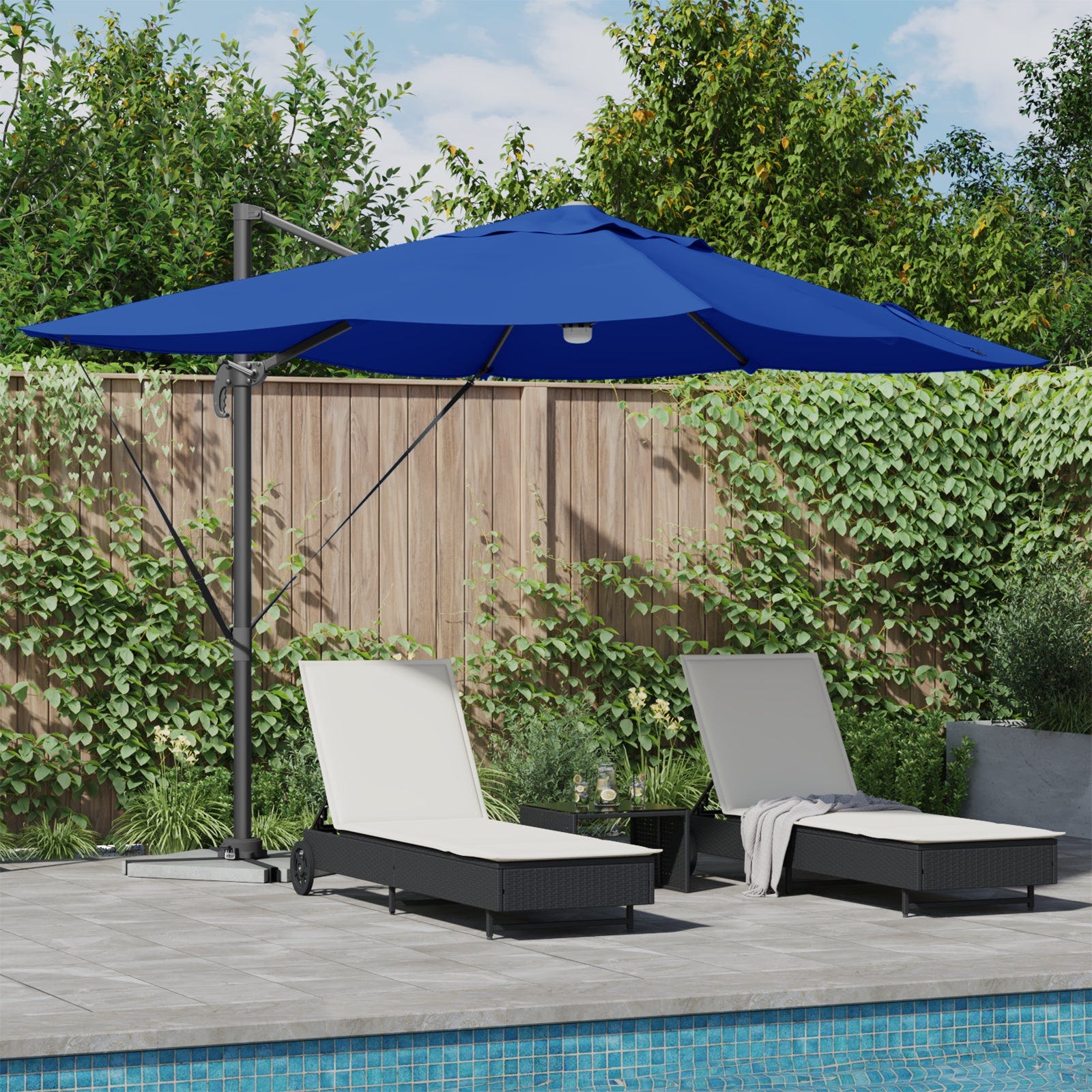 VidaXL Ombrellone a 3 Livelli con Palo in Alluminio Verde 2x2 m | Leroy Merlin VidaXL Ombrellone a 3 Livelli con Palo in Alluminio Verde 2x2 m | Leroy Merlin