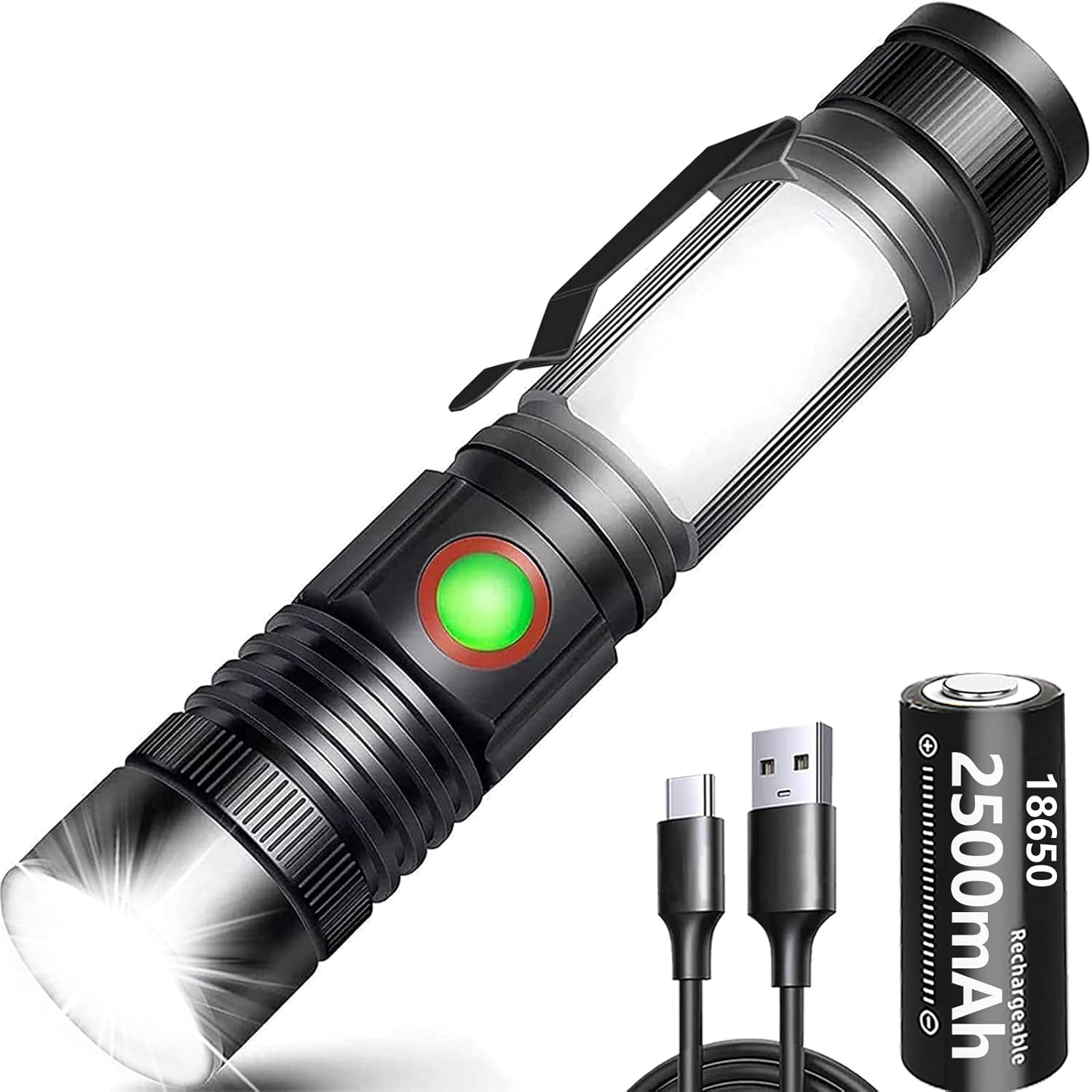 Baladeuse Cob Led Lumière Usb Rechargeable Cob Lampe De Travail Lampe