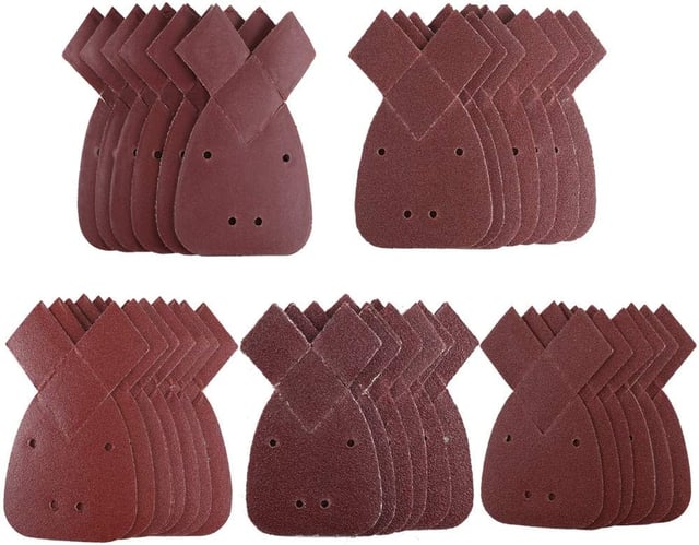 10 Feuilles Abrasives Pour Ponceuse Black & Decker - Grain 240 - Format 140x95mm Avec 4 Trous - Auto-agrippantes