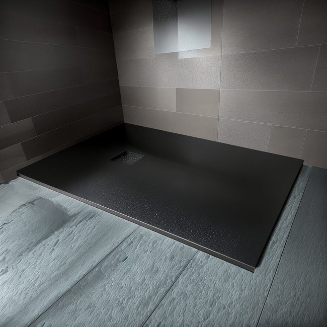 Receveur de douche 70x90 cm extra plat CLEVER en résine surface Receveur de douche 70x90 cm extra plat CLEVER en résine surface