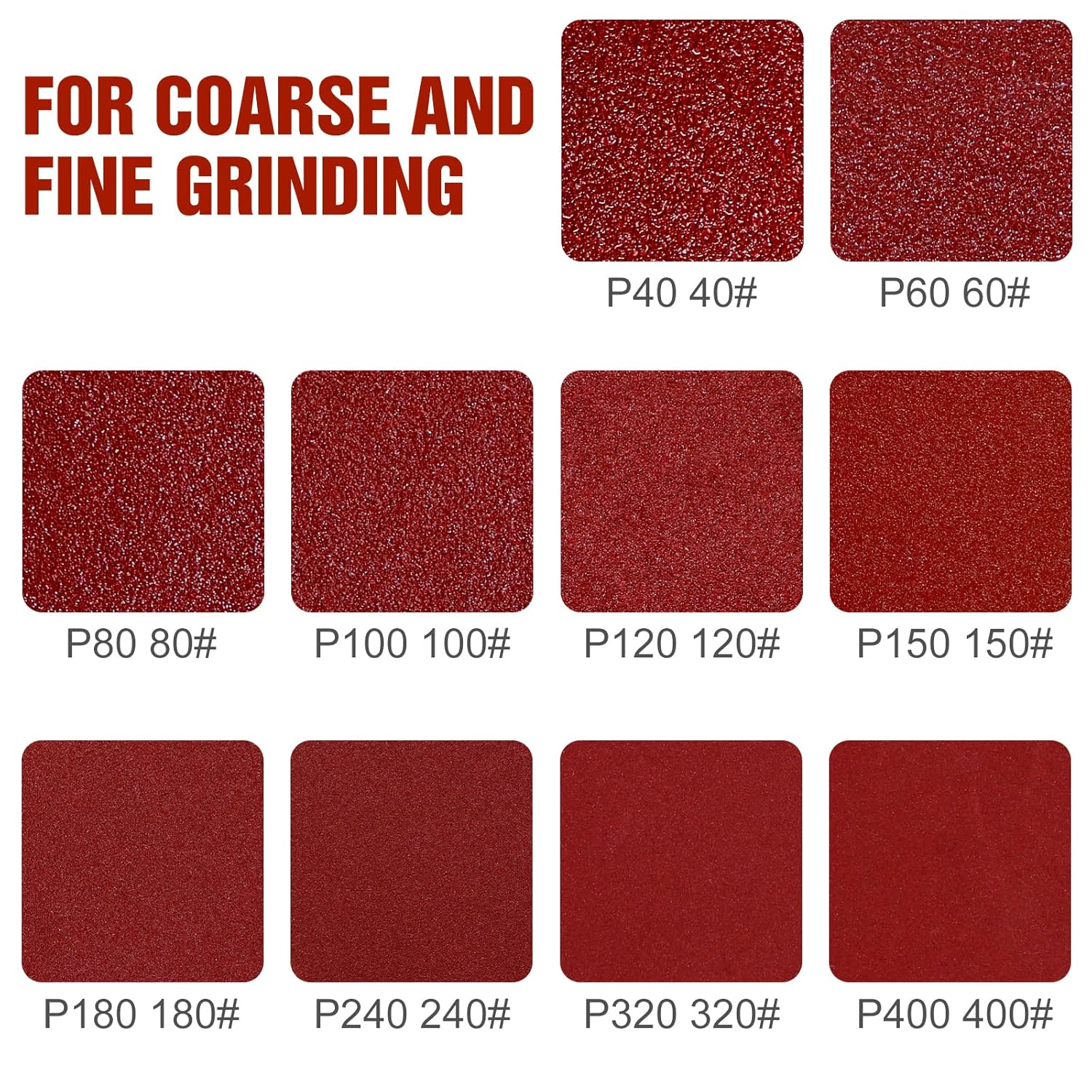 Discos de Lixa 225 mm 25 Peças Grão P40 10 Furos Discos Abrasivos 225 mm Redondos Papel Abrasivo para Lixadeira para Pladur Lixadeira Girafa - 2