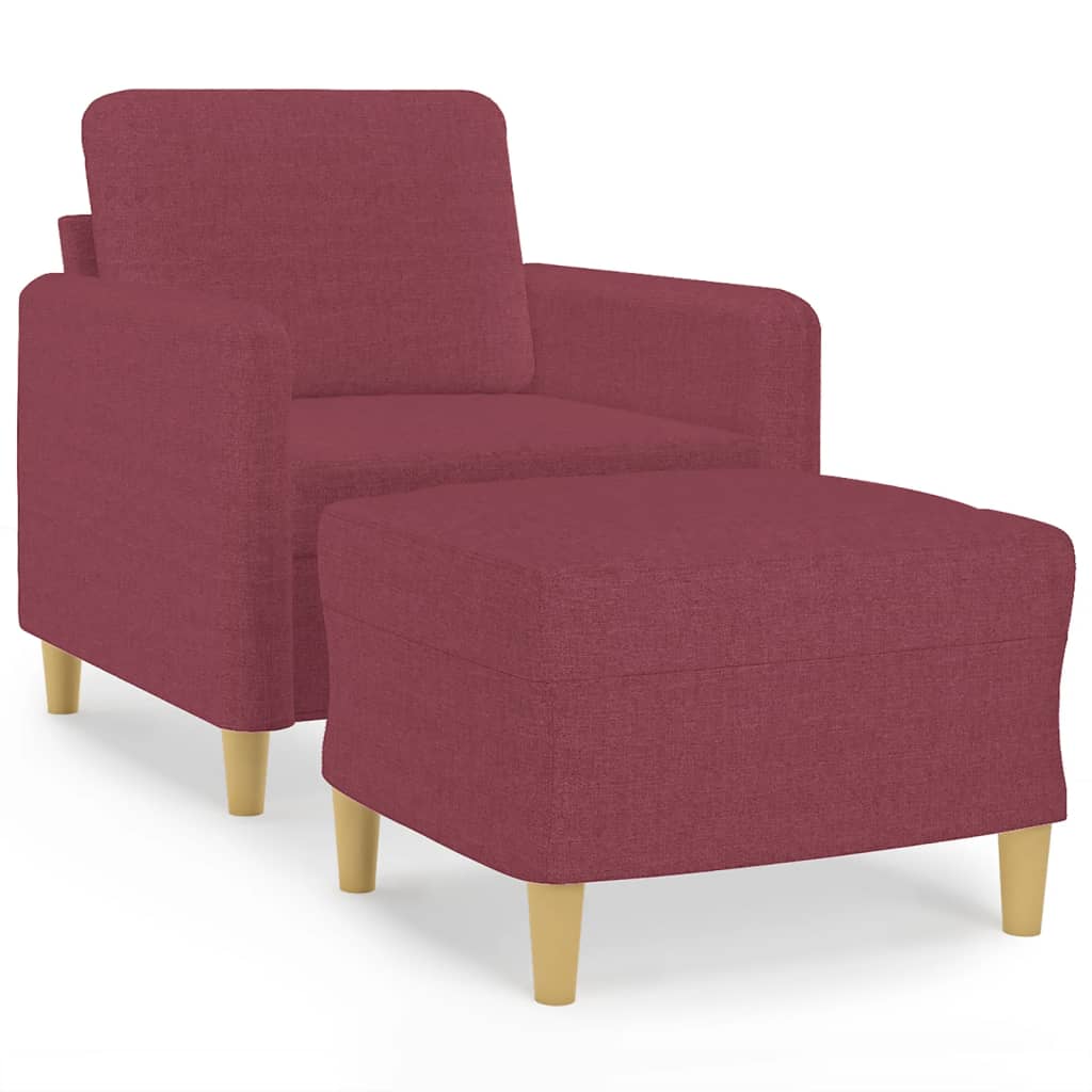Fauteuil en cuir synthétique rouge 60 cm | Leroy Merlin