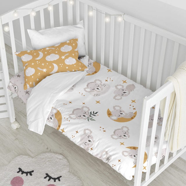 Baby koala Parure housse de couette Berceau 100x120 cm
