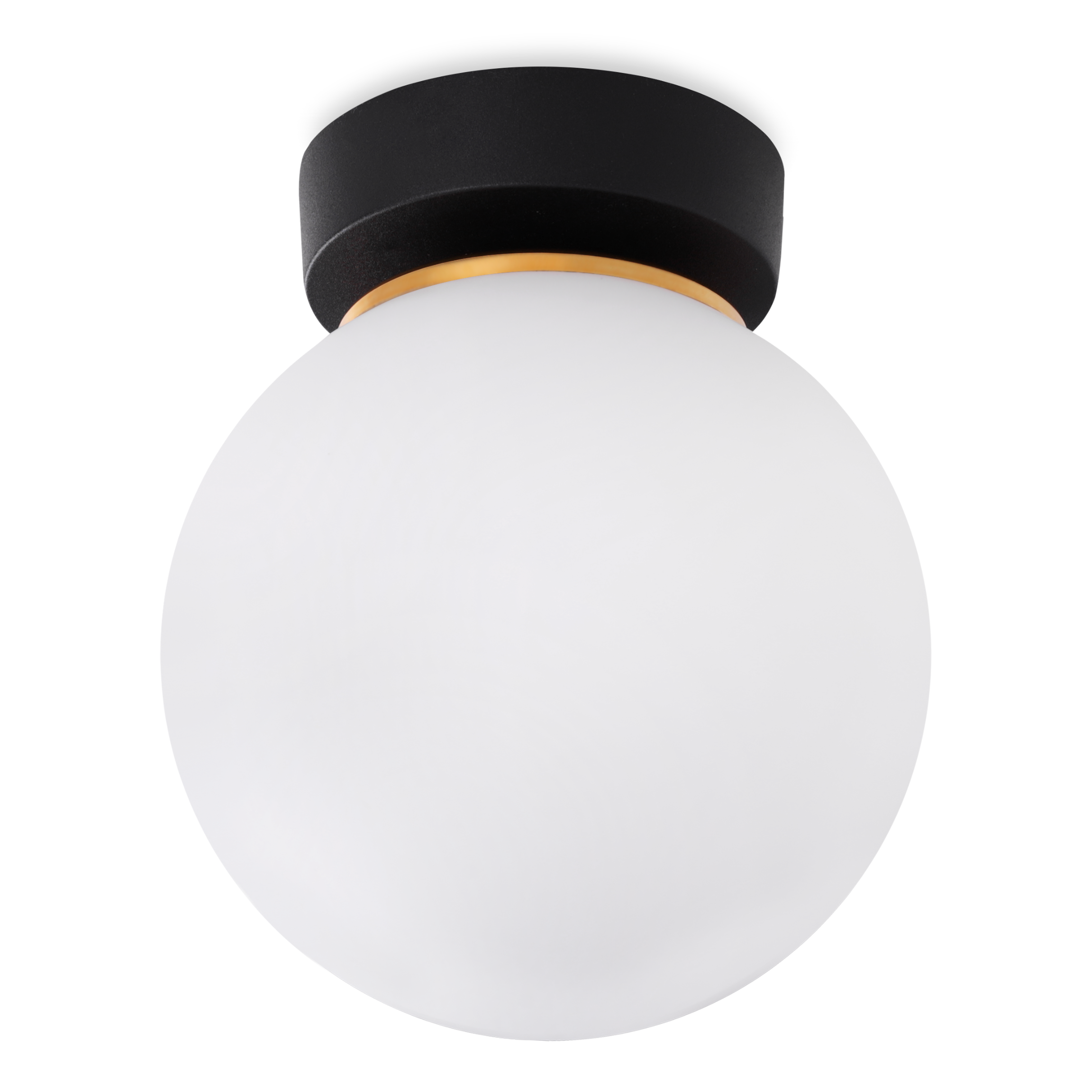 Lampa sufitowa modern 1xE14 klosz okrągły miedziowy/biały Light Home LH