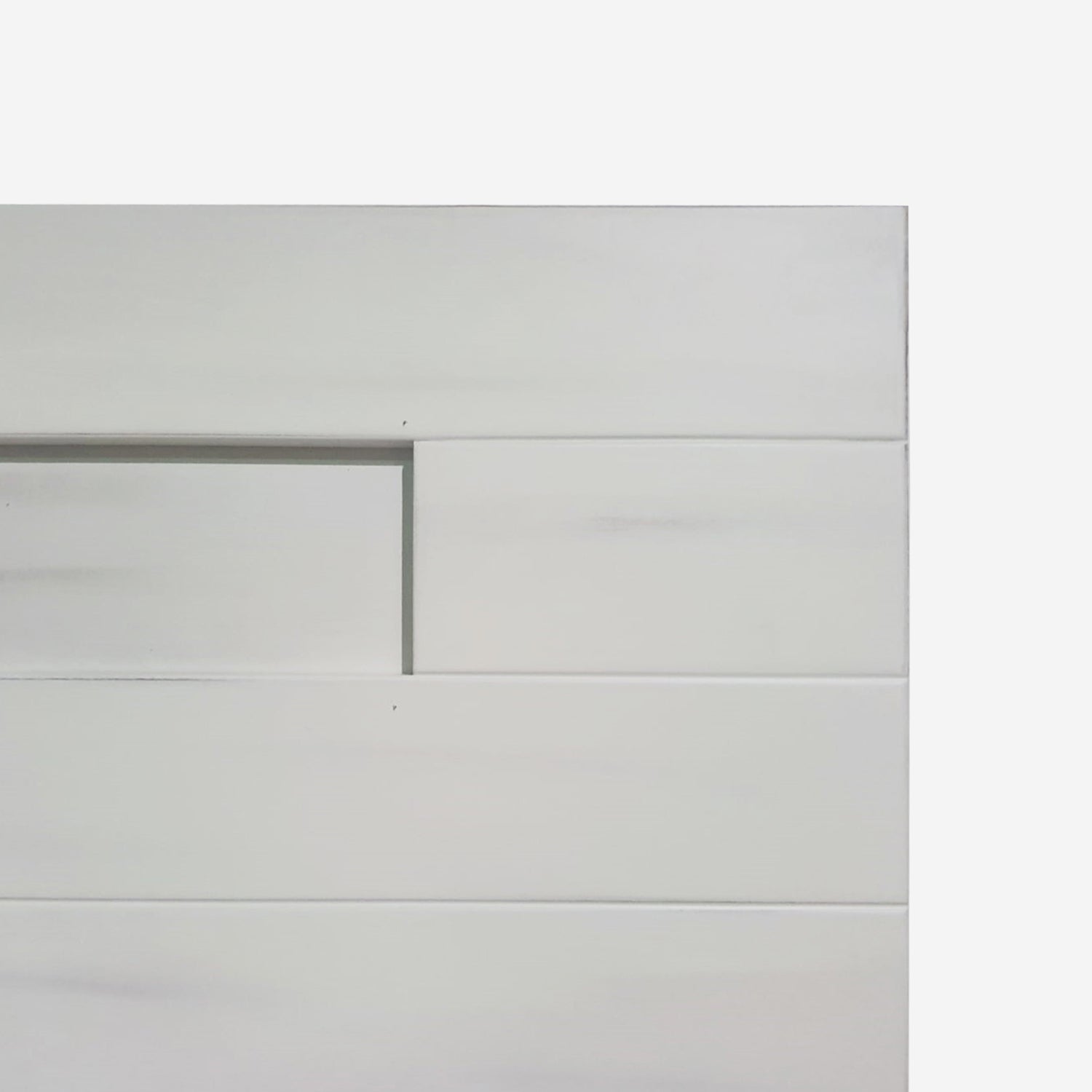 Cabecero de cama de madera DINAMARCA Cerrado | Cama de 150 | Pino | Blanco Vintage | PEJECAR - 2