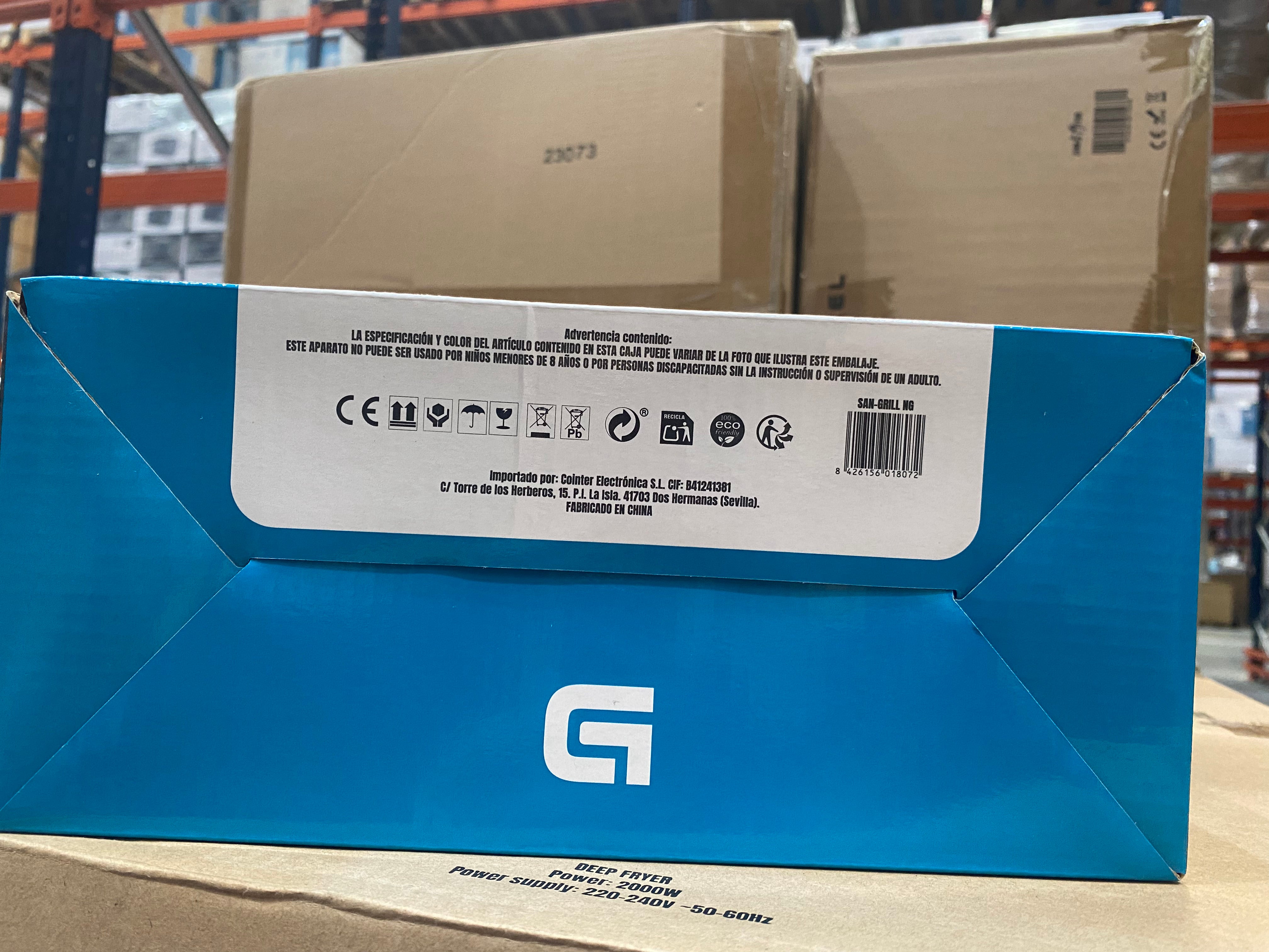 Sandwichera Grill SAN-GRILLNG - 750W - Acero Inox - 9