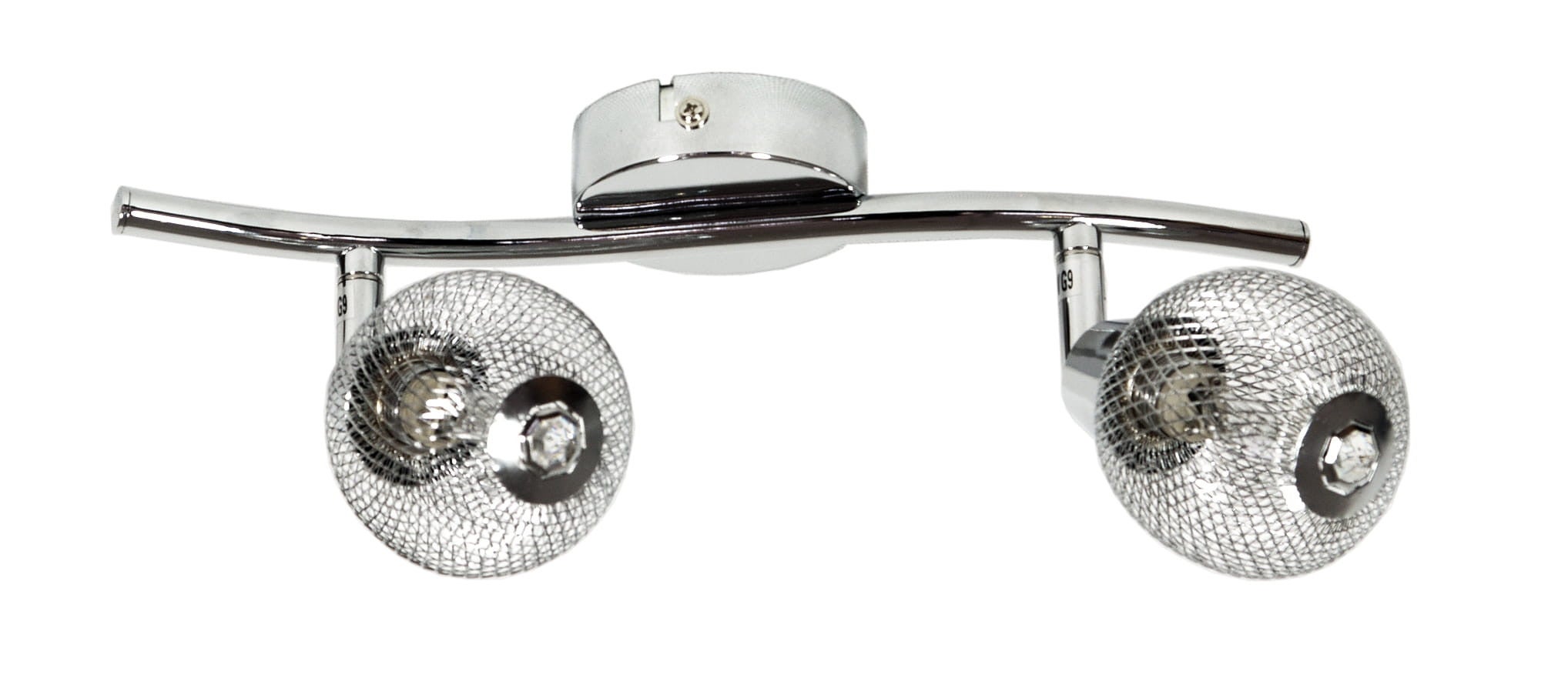 Kinkiet ścienny Novel chromowany 2xG9x40W wym: 18 x 40 x 8 cm metal IP20 Candellux