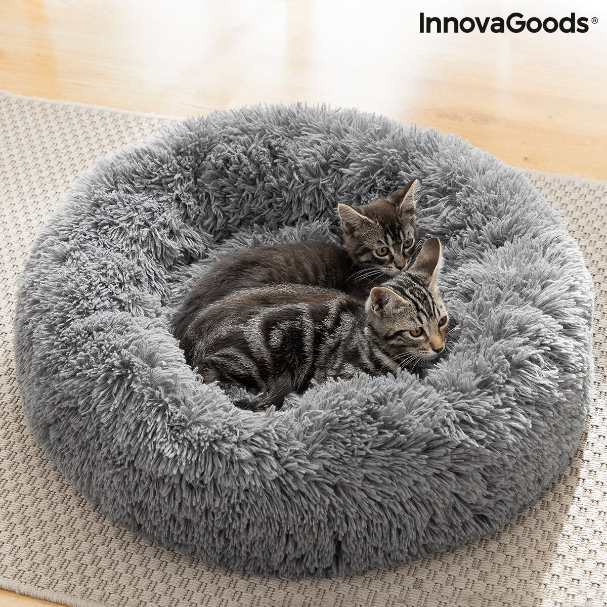 Cama Antiestrés para Mascotas Bepess InnovaGoods Ø 60 cm - 7