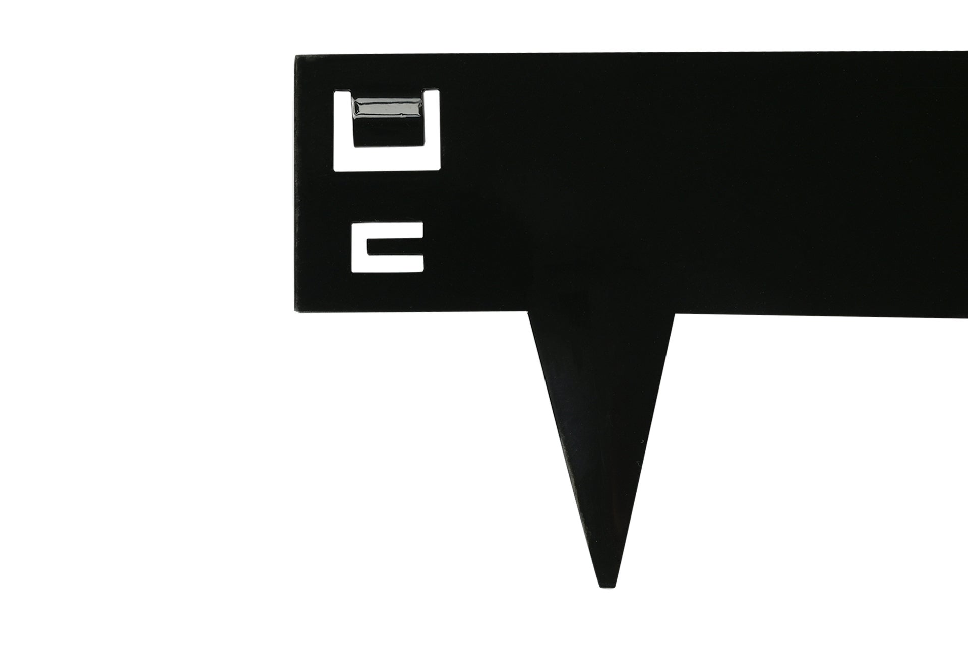 Wovar Bordure de jardin en acier noir 16 x 106 cm Flexible - Par pièce - 3