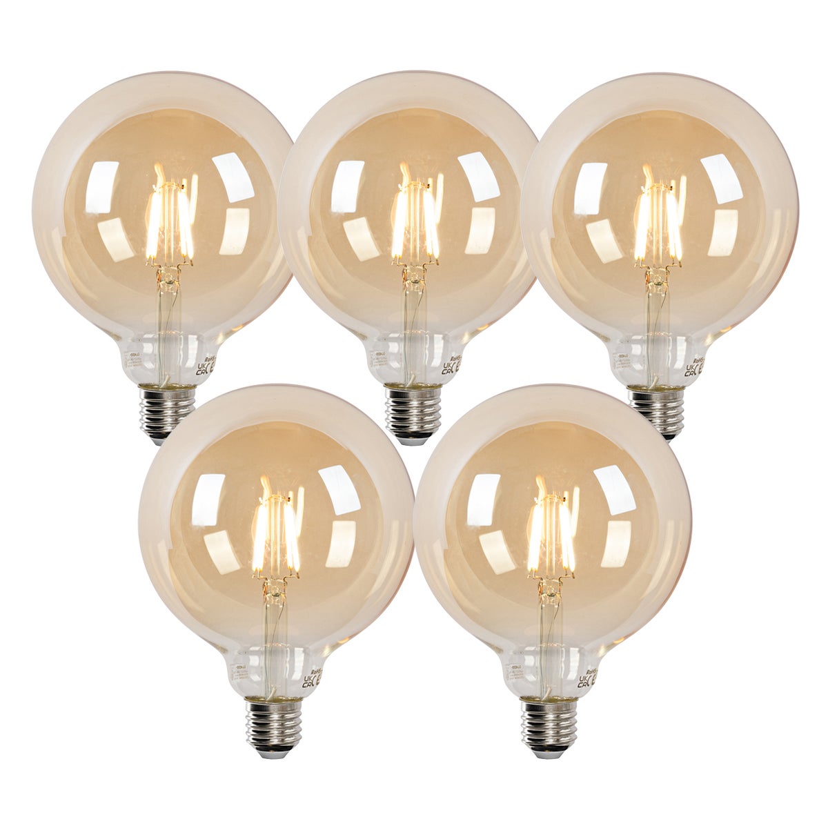 Lot De 5 Ampoules Torch Lace Lens 1.55W - Culot E10, 3.7V (DC) 300mA - Pour Lampe De Poche Et Petit Éclairage - 6