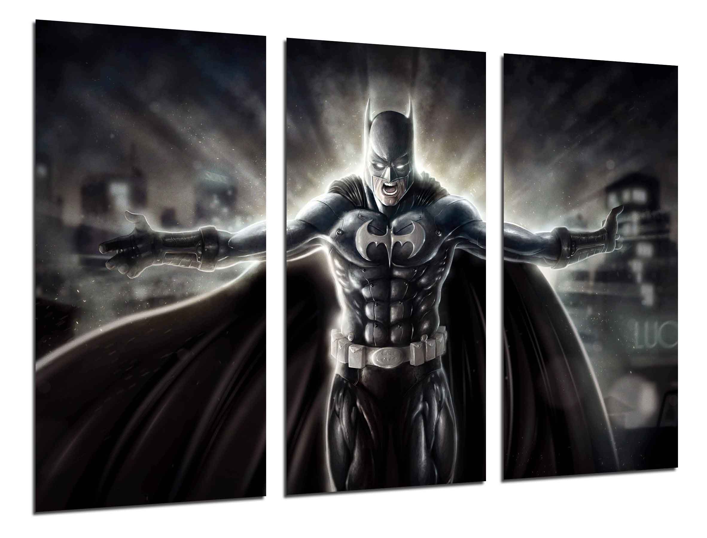 Set de posters superheroes batman, joker, impresión digital alta calidad