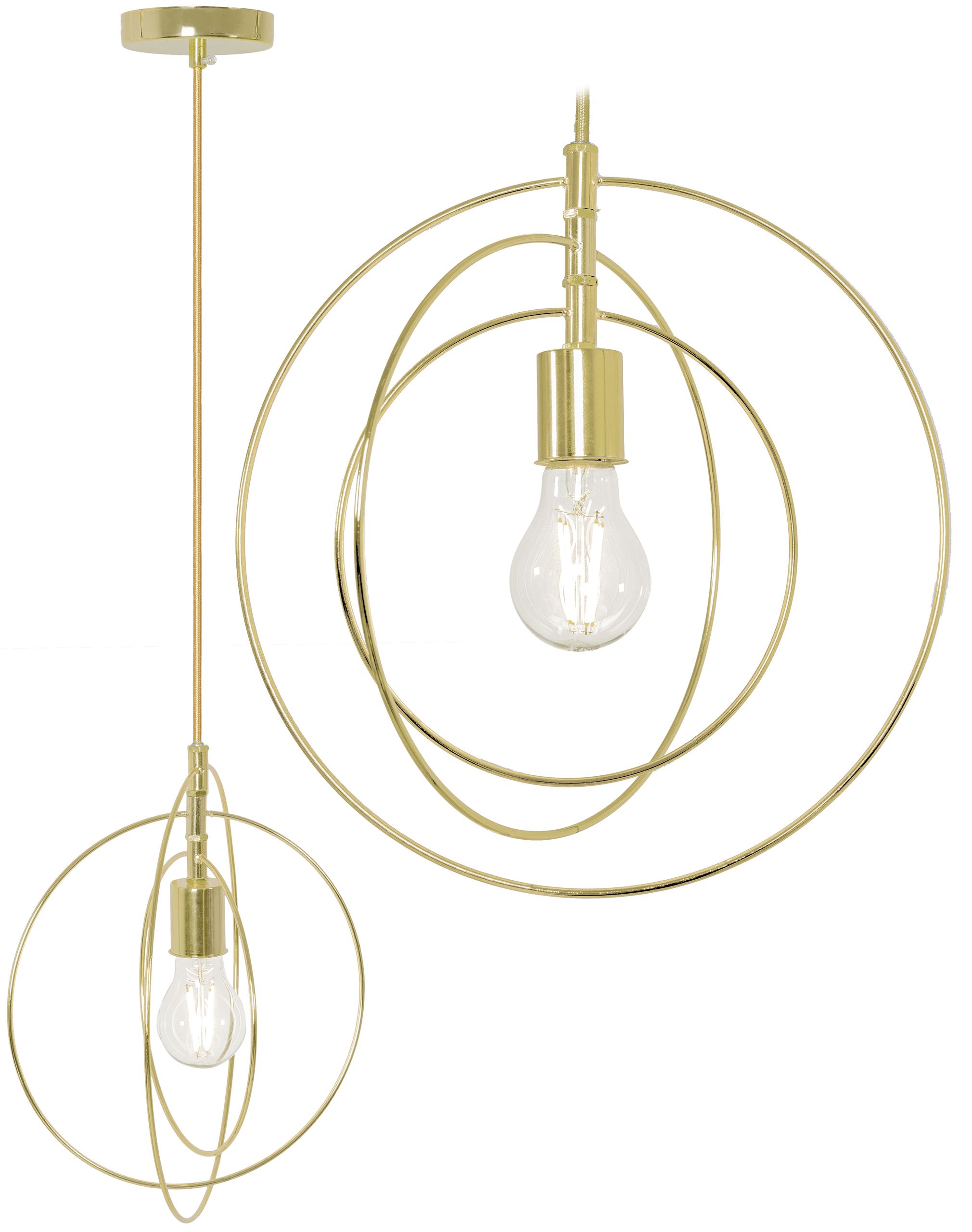 Lampa Sufitowa Toolight App286-1Cp Złoty