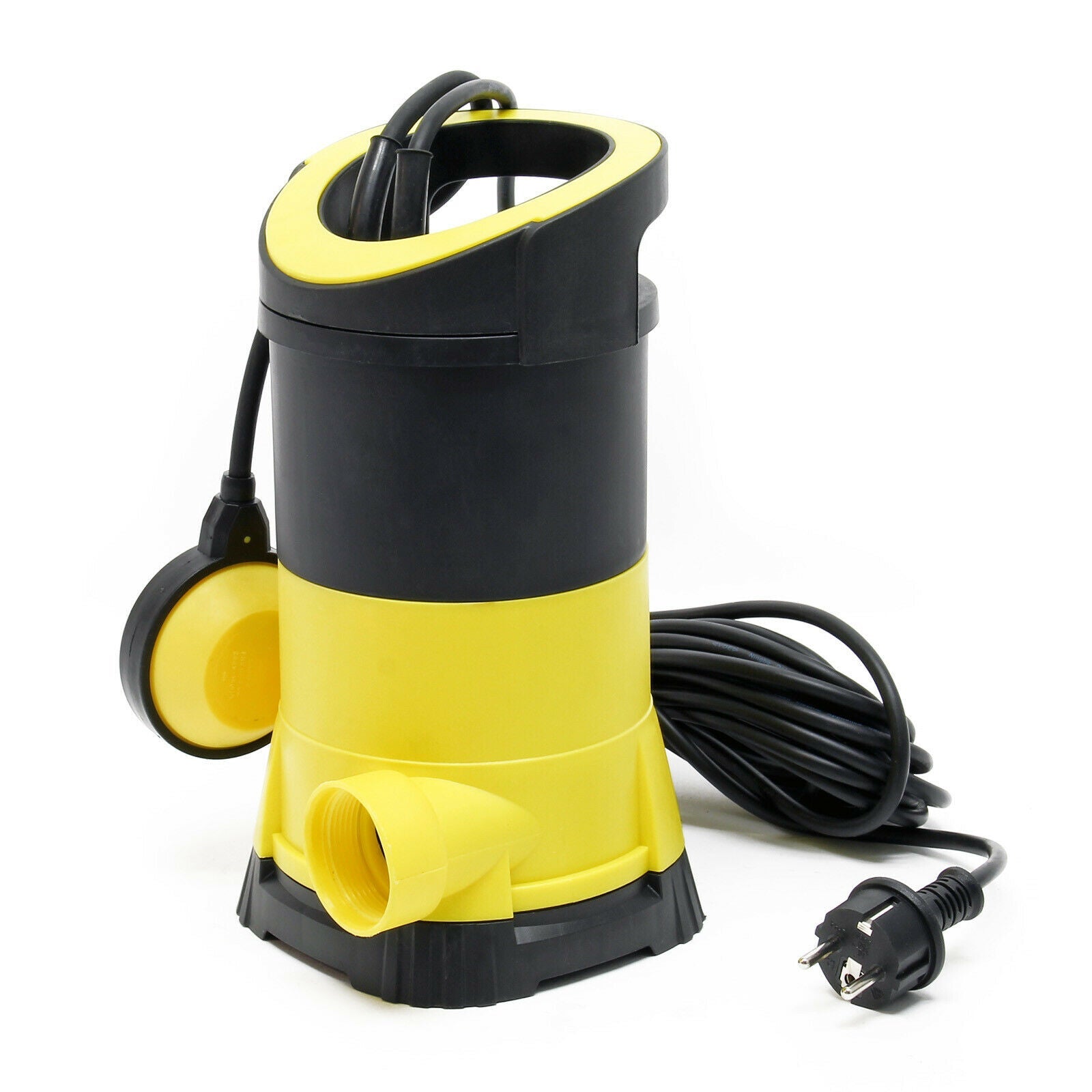 Pompe pour eaux usées 5000l/h 250 watts pompe submersible construction drainage jaune 16_0000616 - 2