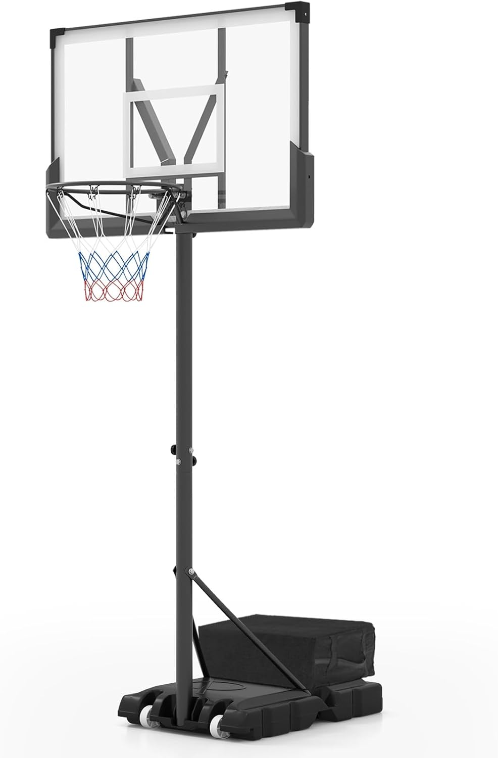 LIFEZEAL Panier de Basket-Ball Réglable Hauteur de 1,50 à 3,05 M