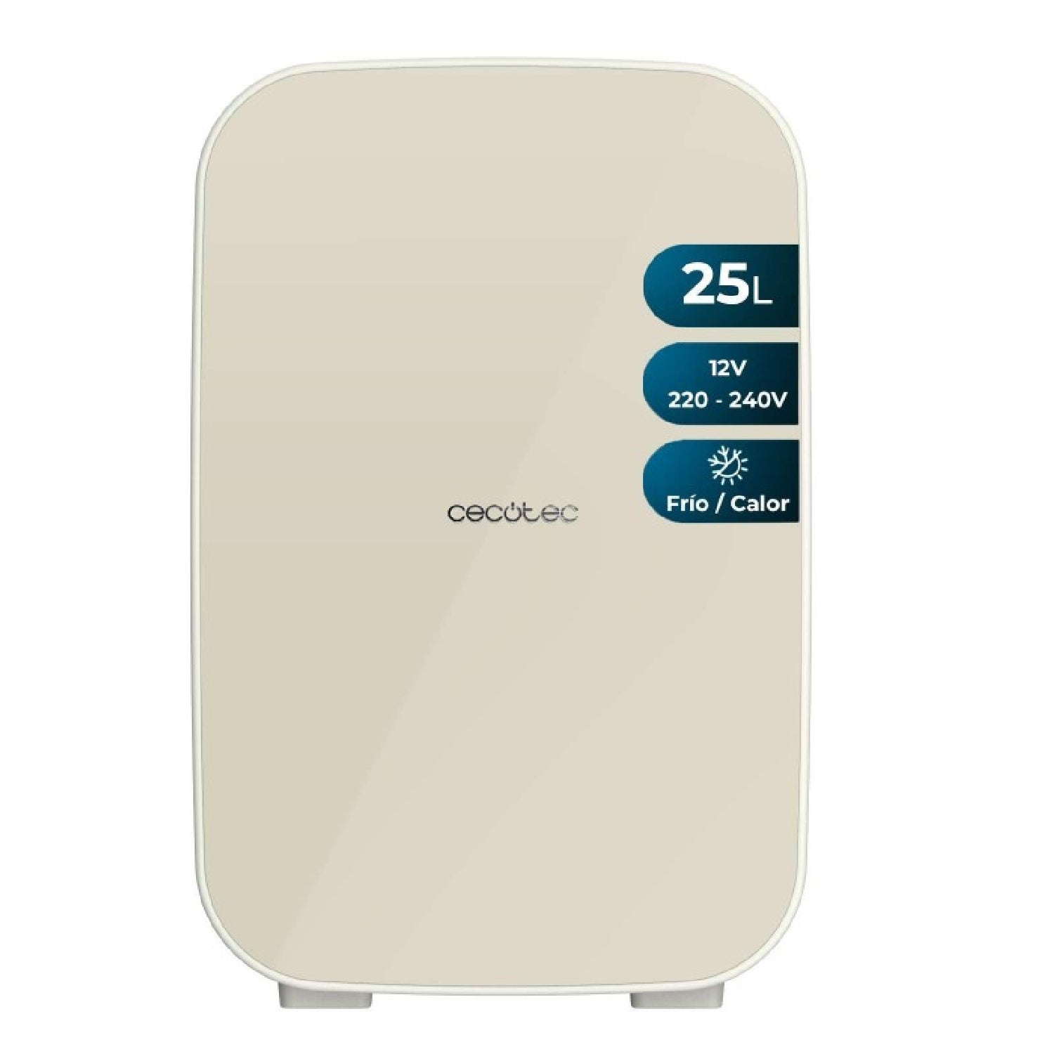 Cecotec Nevera Pequeña Bolero Minicoling 25L Bahamas Capacidad 20 L, Funcionamiento 12-220 V Beige , Leroy Merlin