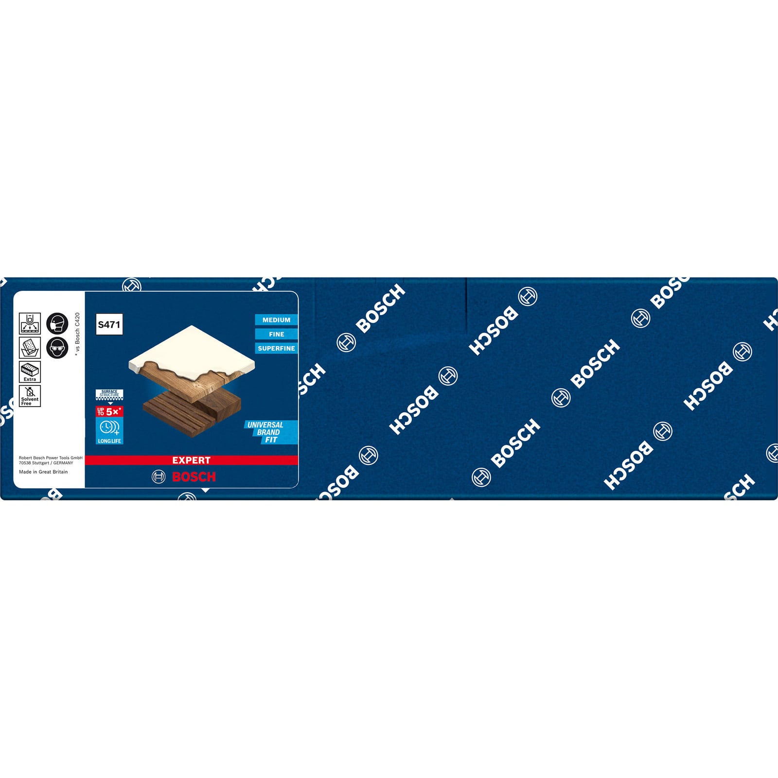 Éponge abrasive Expert pavé 69x97x26mm medium expert pour ponçage en mousse BOSCH 2608901169 - 4