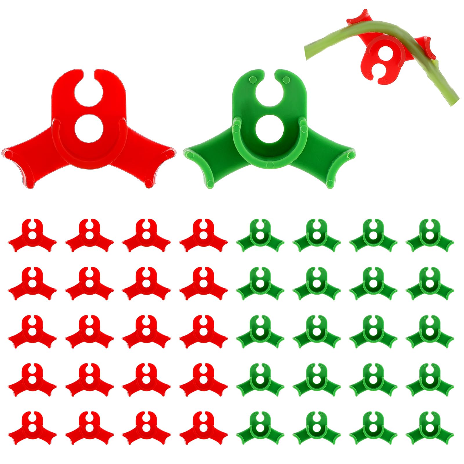 100 Clip Per Piante Regolabili 90-360° - Low Stress Training Per Pomodori, Giardinaggio Indoor/Outdoor, Fai Da Te