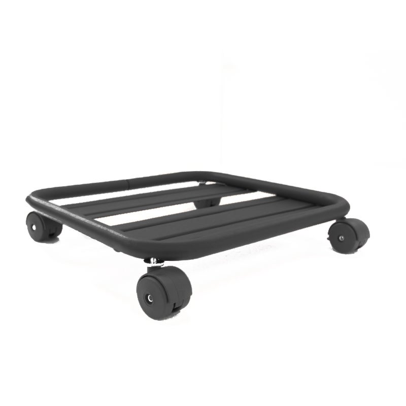 Carrello Porta Elettrodomestici Con Ruote, Regolabile, Universale, Nero, AW