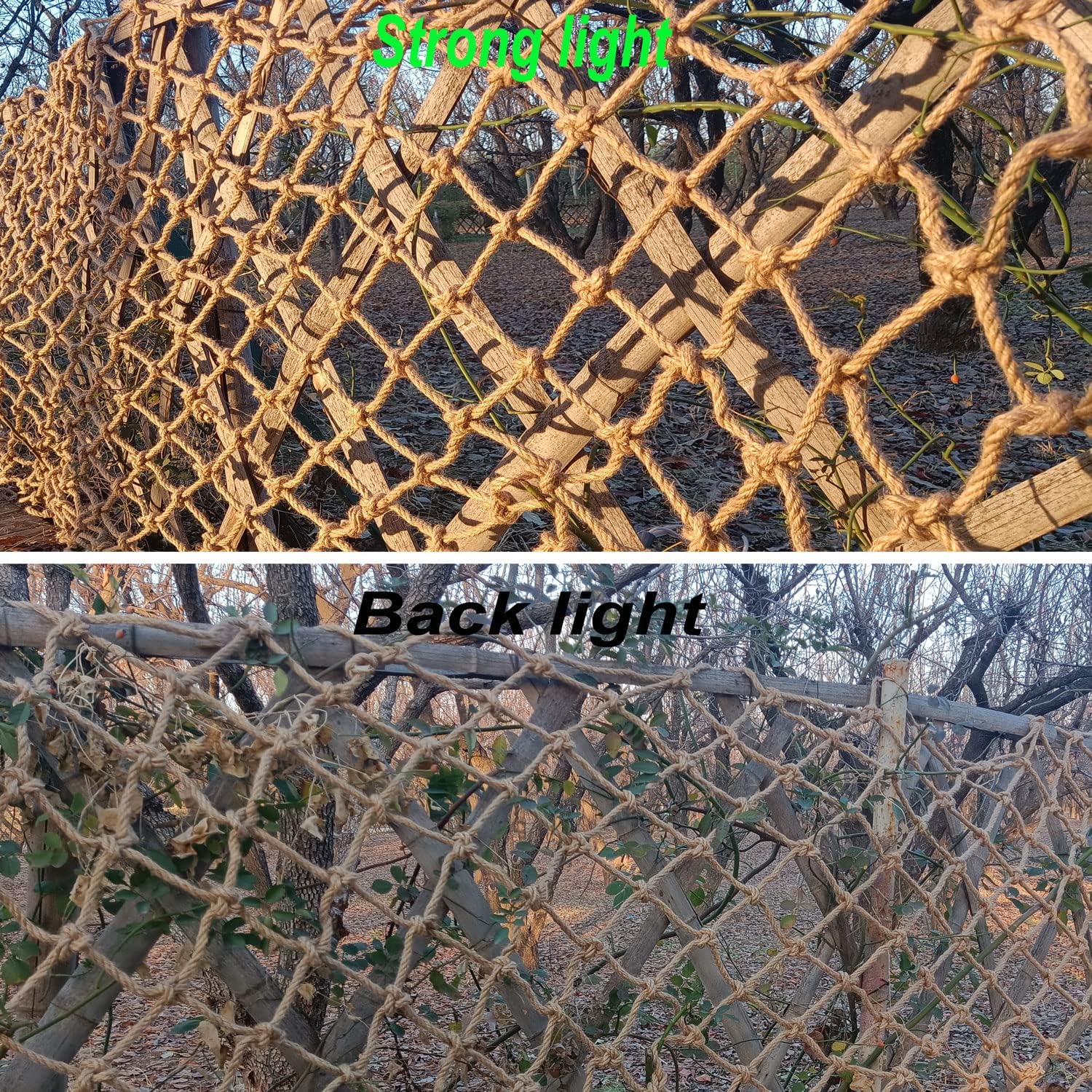 1m x 2m Filet de Protection pour Escalier, Balcon, Enfants et Animaux, Filet Anti-Chute Résistant aux UV et au Vent - 3