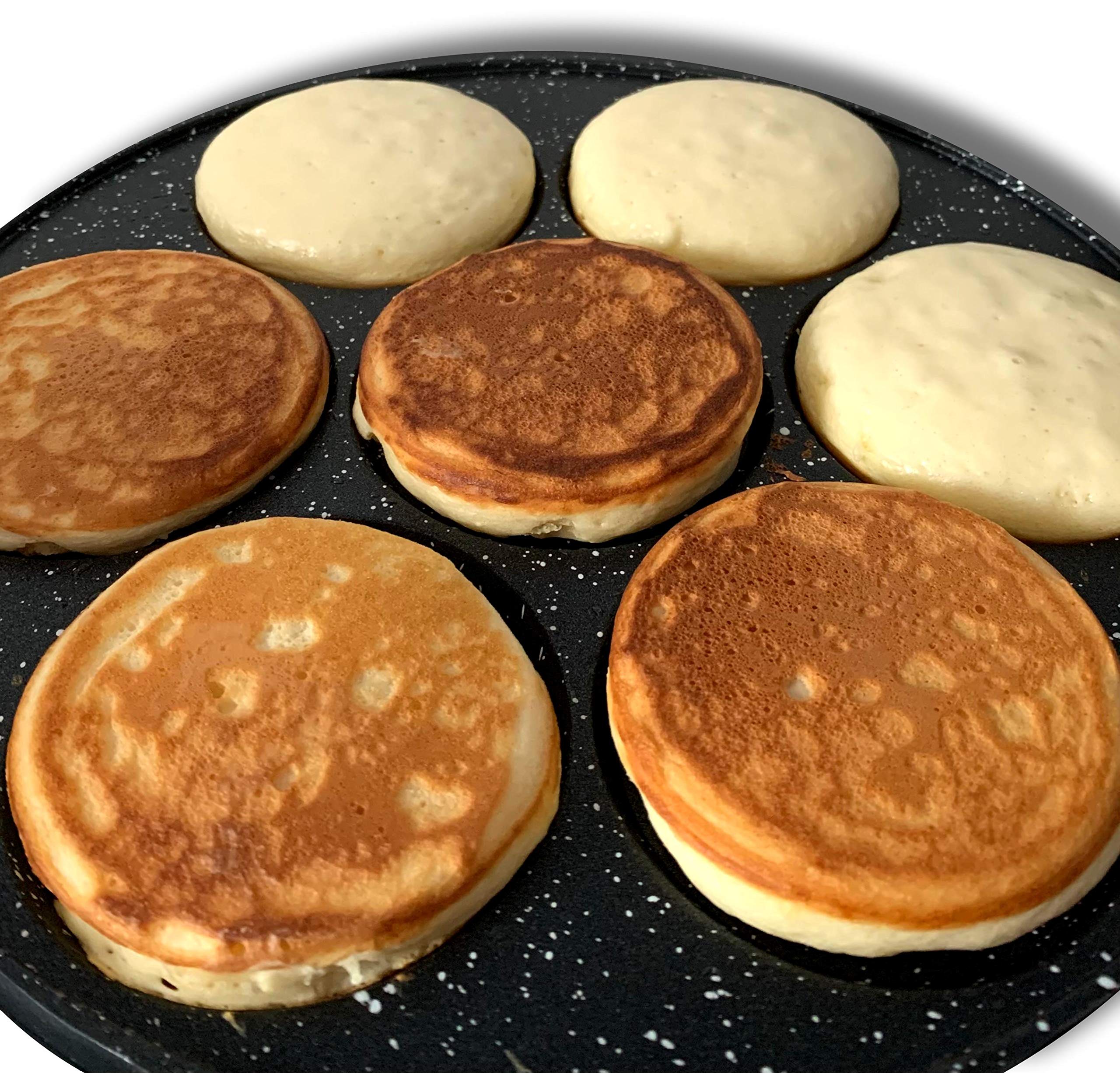 Padella Pancake Con Faccine Emoji - Antiaderente Per Induzione, Gas E Elettrico, 26 Cm - Foto 2