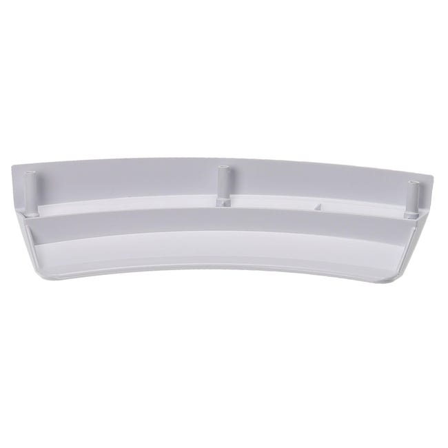 Vhbw Maniglia Per Sportello Compatibile Con Bosch Maxx 6 Sensitive WTE863B0NL/01 Asciugatrice - Bianca, Curva, 240 X 71 X 25 Mm