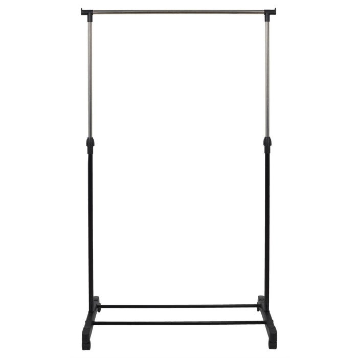 Portant à Vêtements Double Sur Roulettes Parance - Aluminium Réglable Jusqu'à 160cm Avec Rangement Chaussures